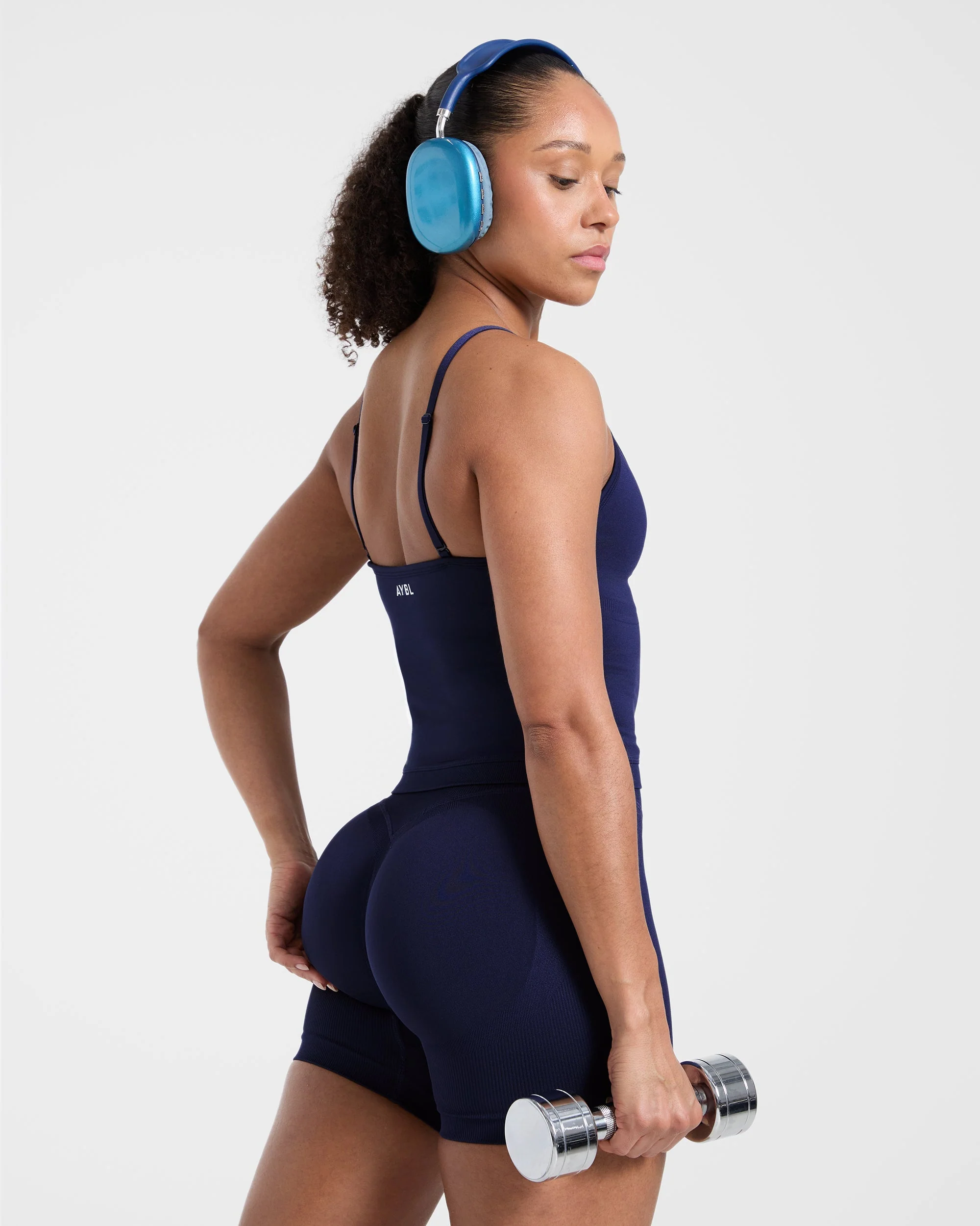Adapt Seamless Tank Top - Deep Navy - Image 7