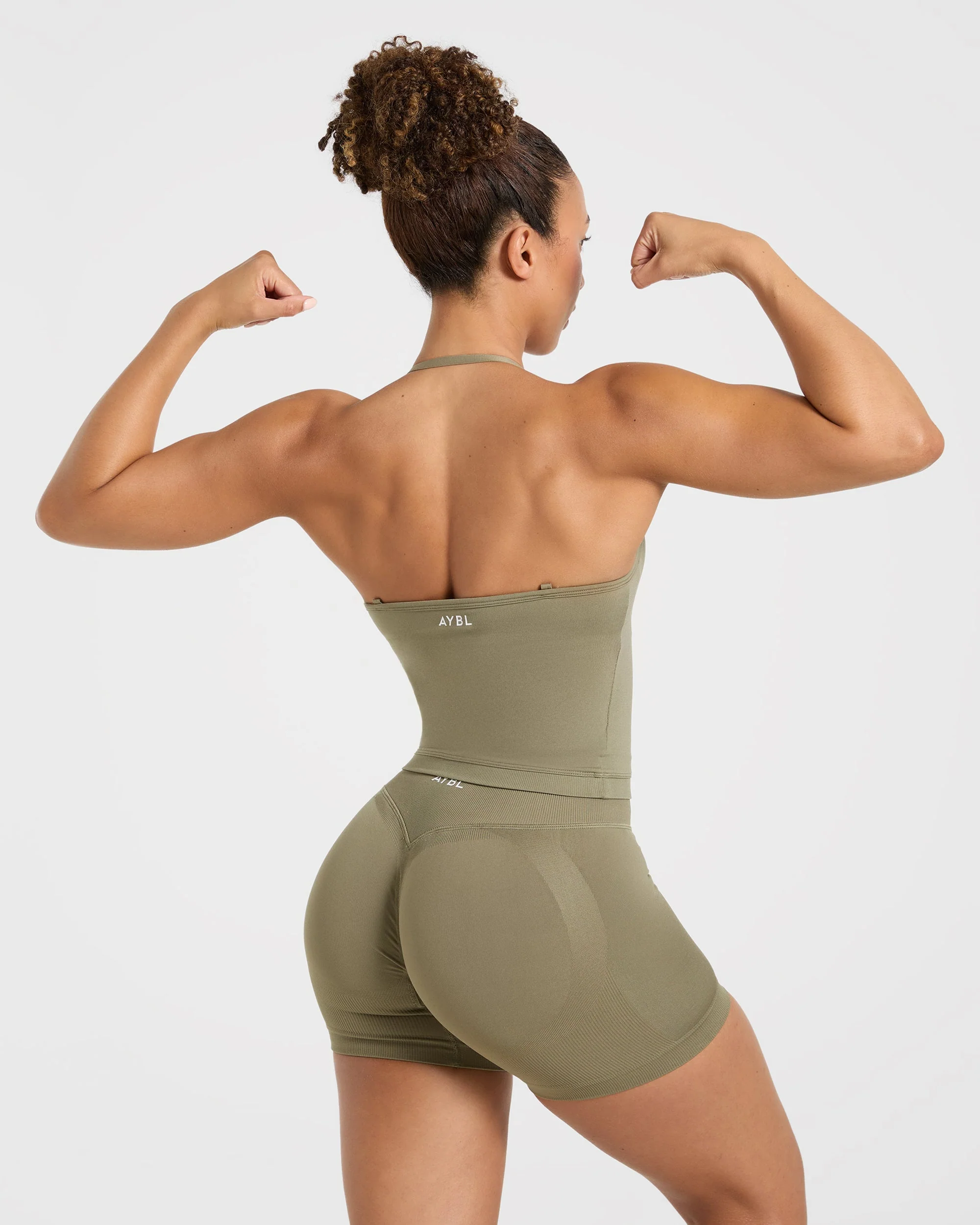Adapt Seamless Tank Top - Muted Olive - Image 8