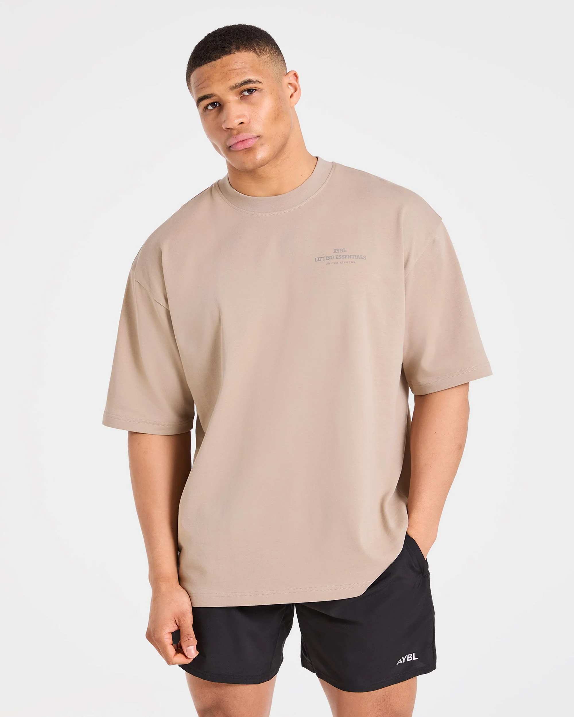 Apex Lifting Essentials Oversized T Shirt - Deep Fog - Image 2