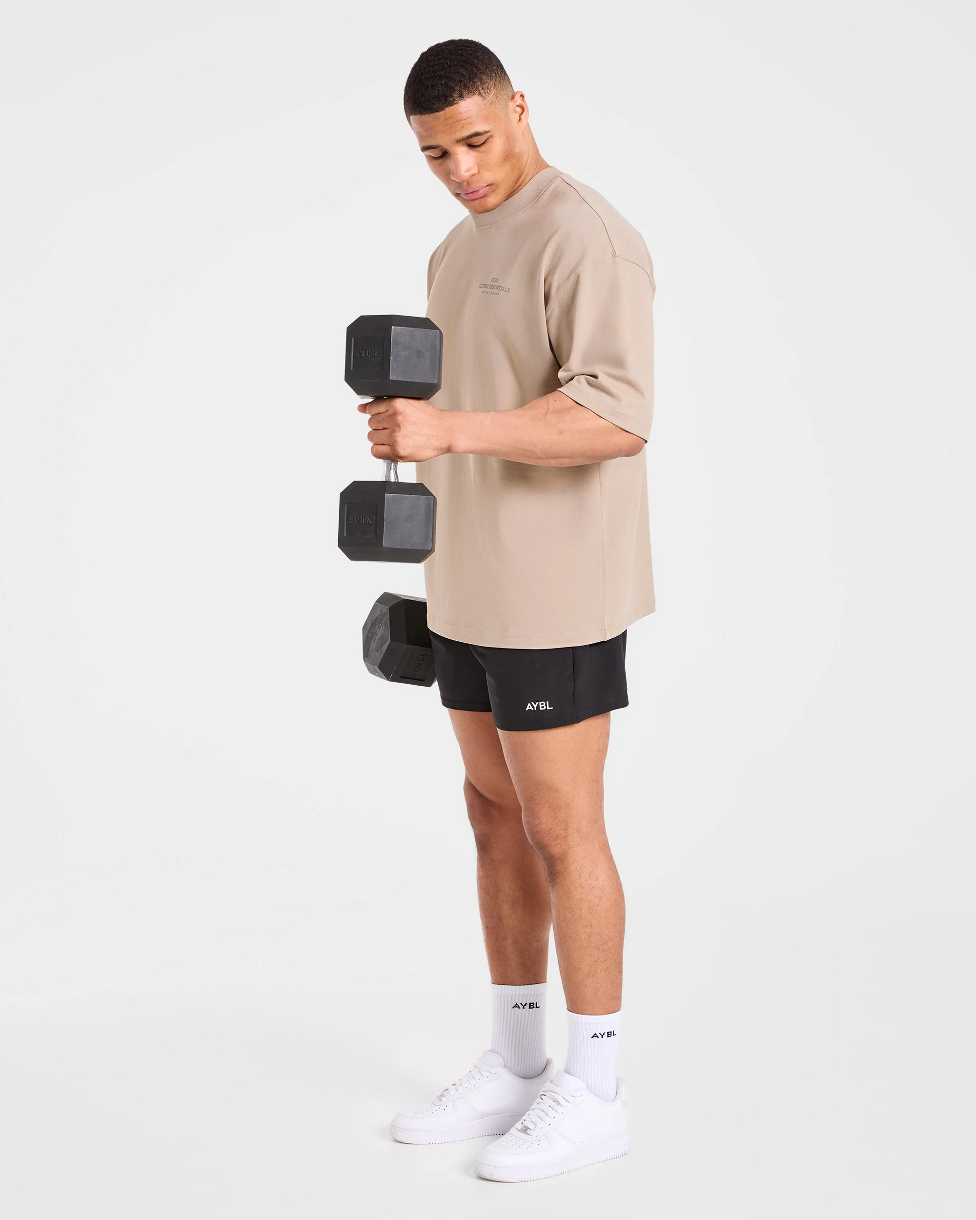 Apex Lifting Essentials Oversized T Shirt - Deep Fog - Image 7