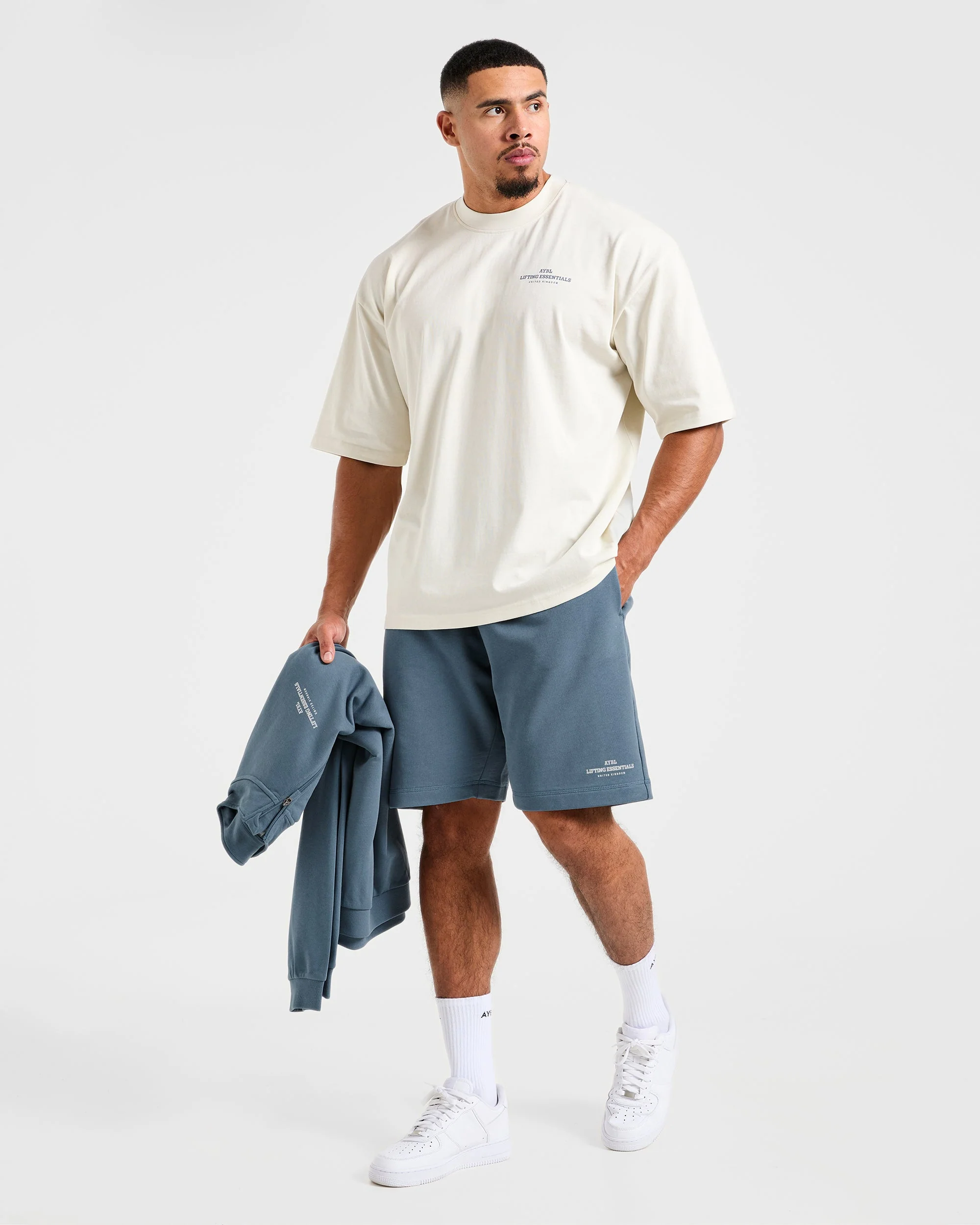 Apex Lifting Essentials Oversized T Shirt - White - Image 8