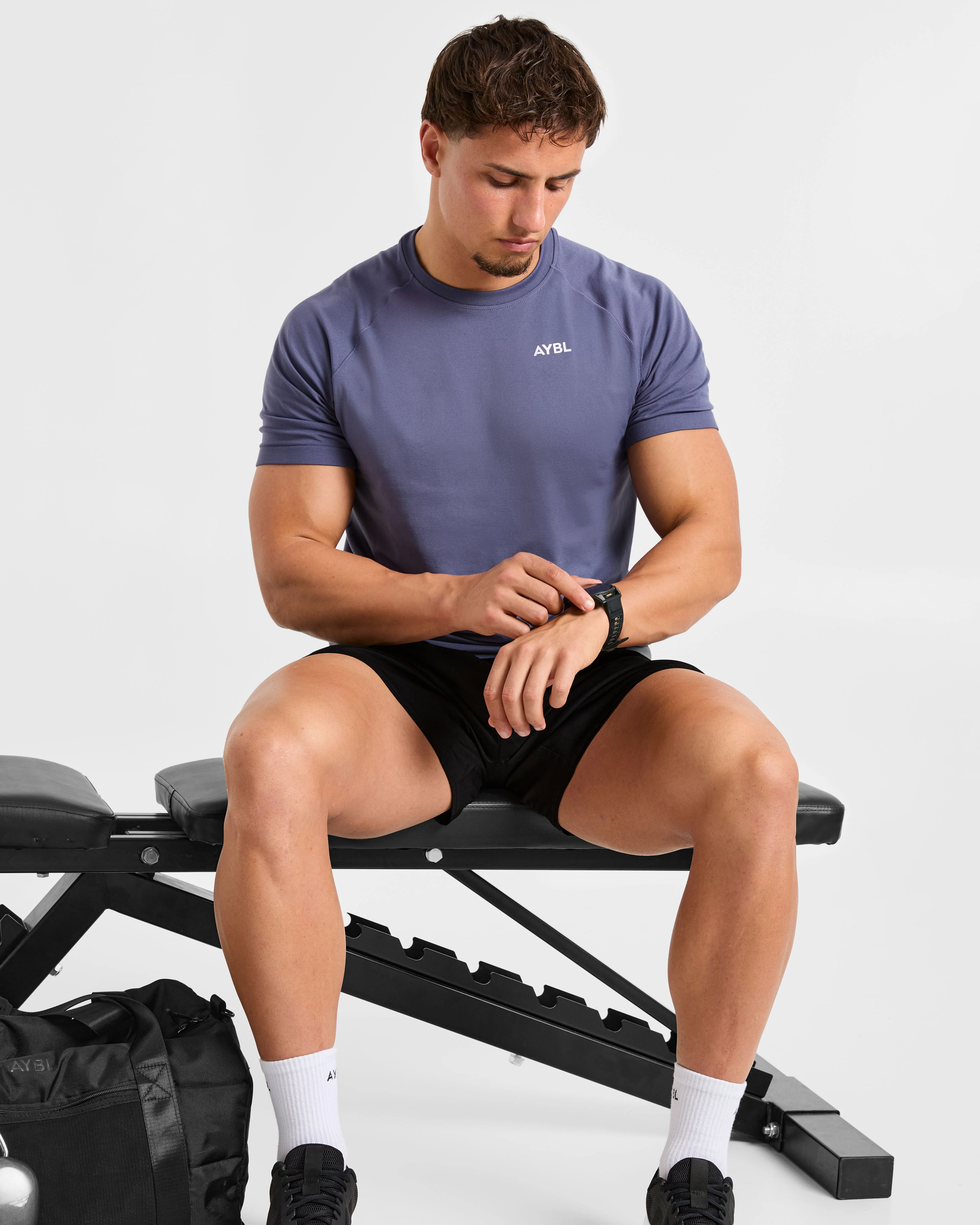 Ascend Seamless T Shirt - Denim Blue - Image 8