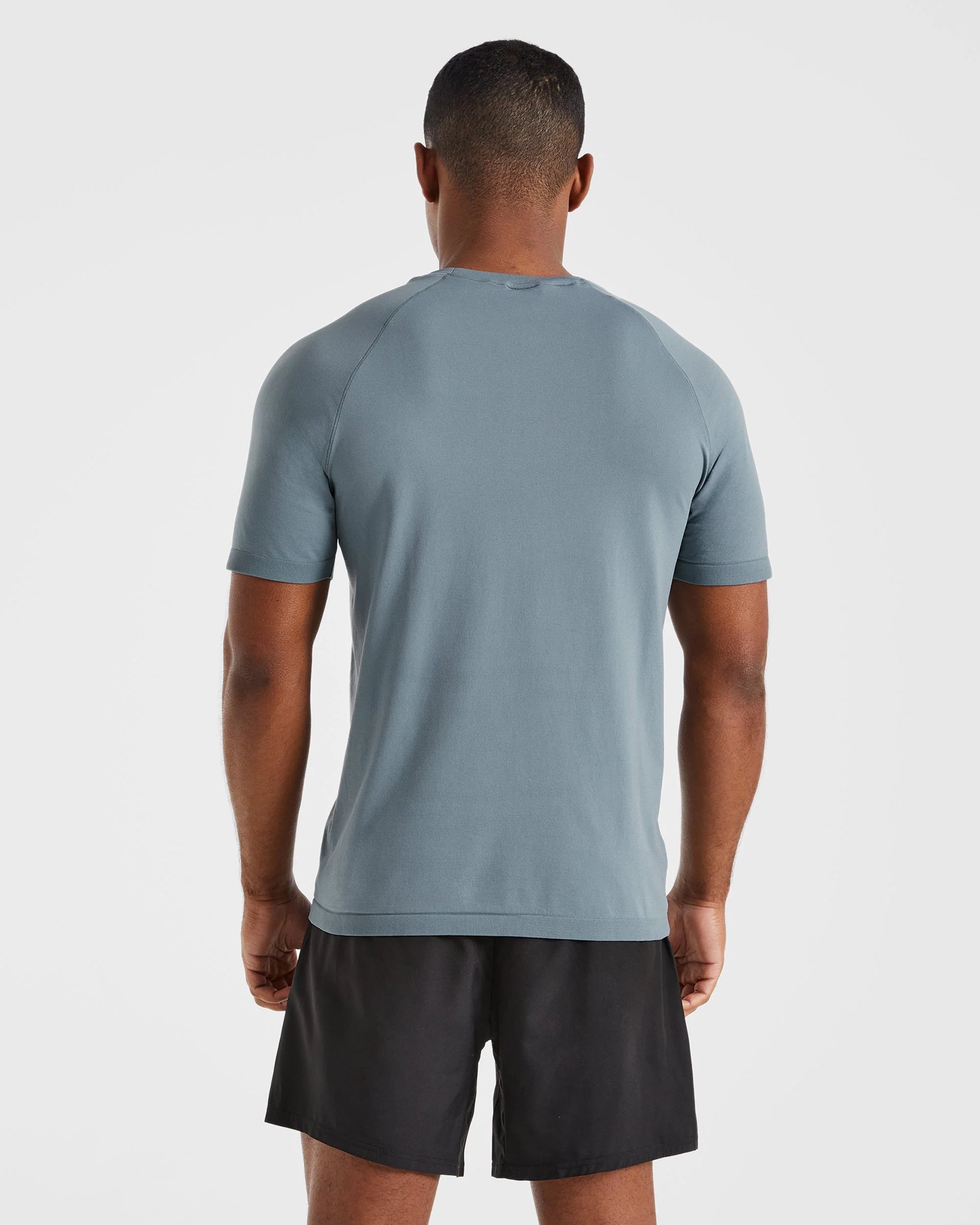 Ascend Seamless T Shirt - Slate Blue - Image 2