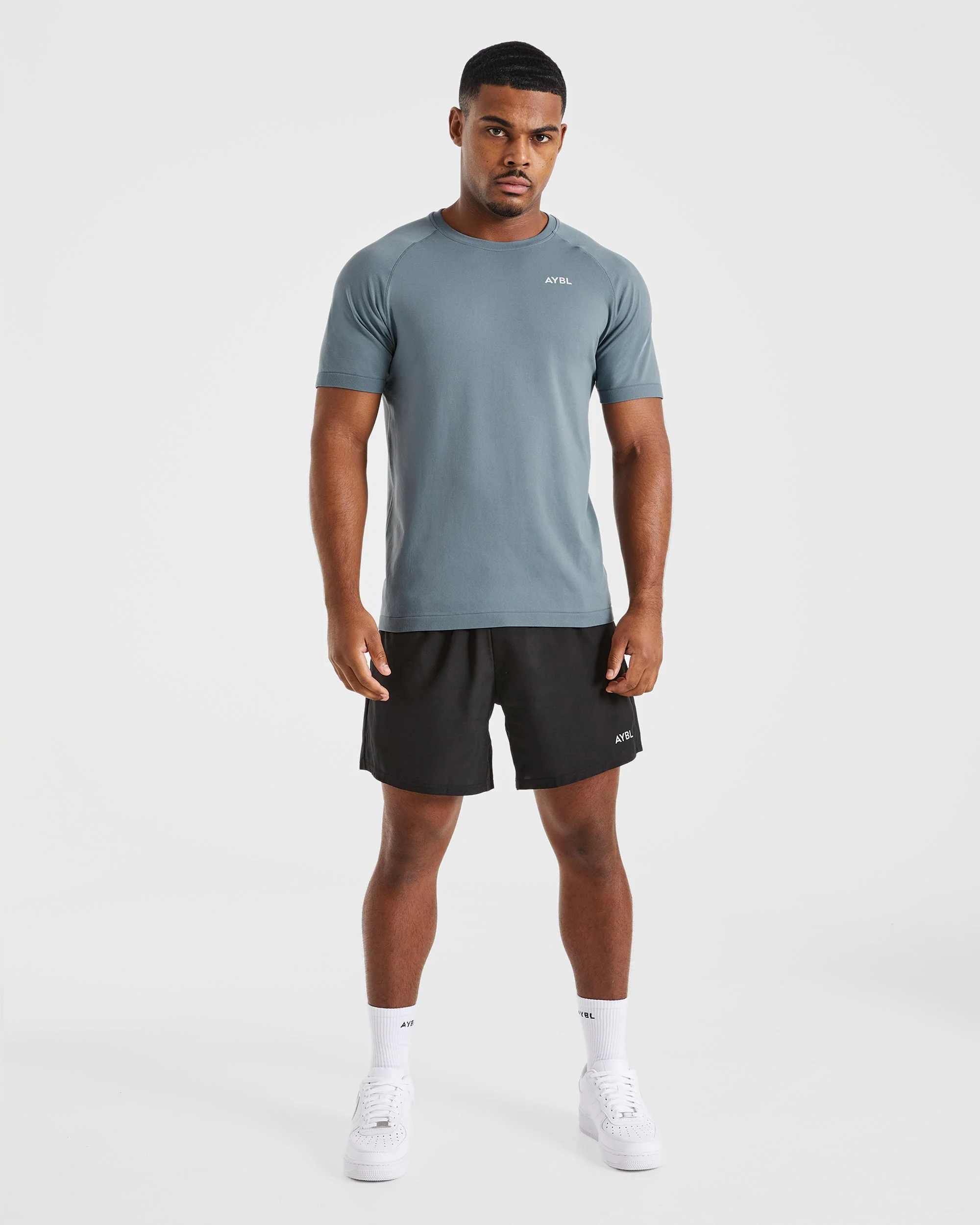 Ascend Seamless T Shirt - Slate Blue - Image 3