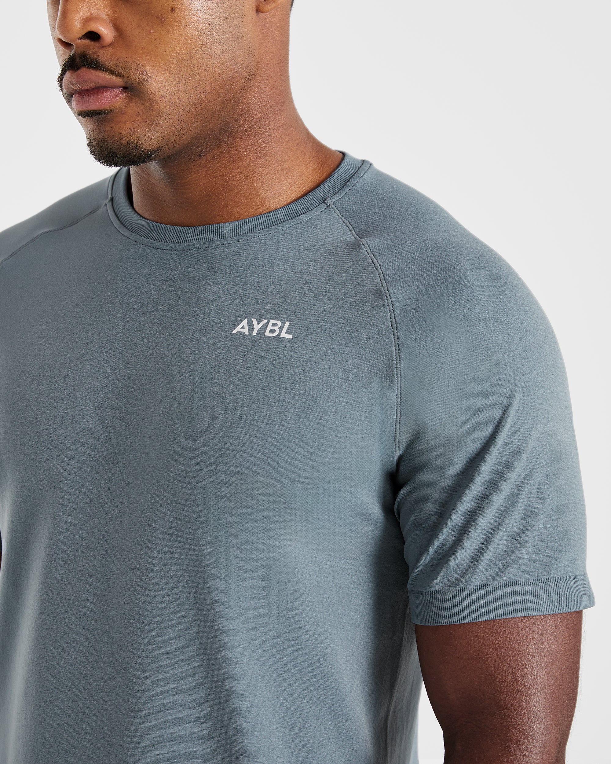 Ascend Seamless T Shirt - Slate Blue - Image 5