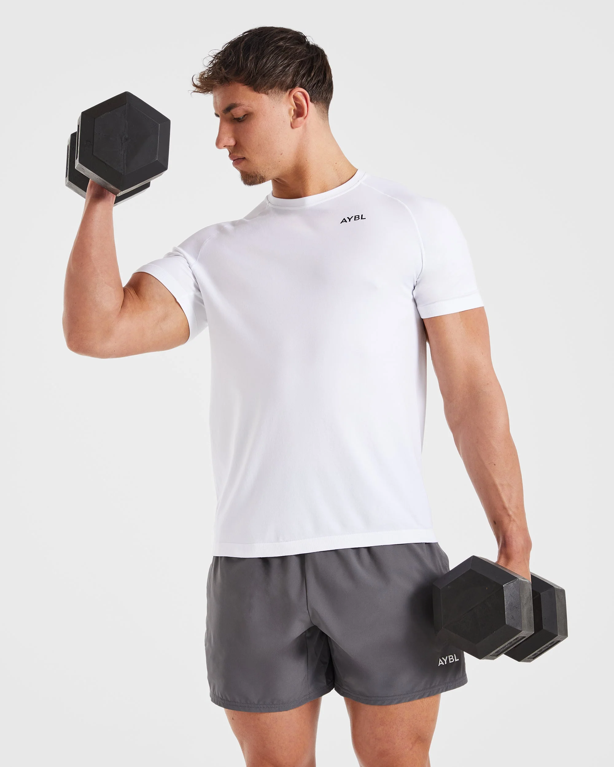 Ascend Seamless T Shirt - White - Image 7