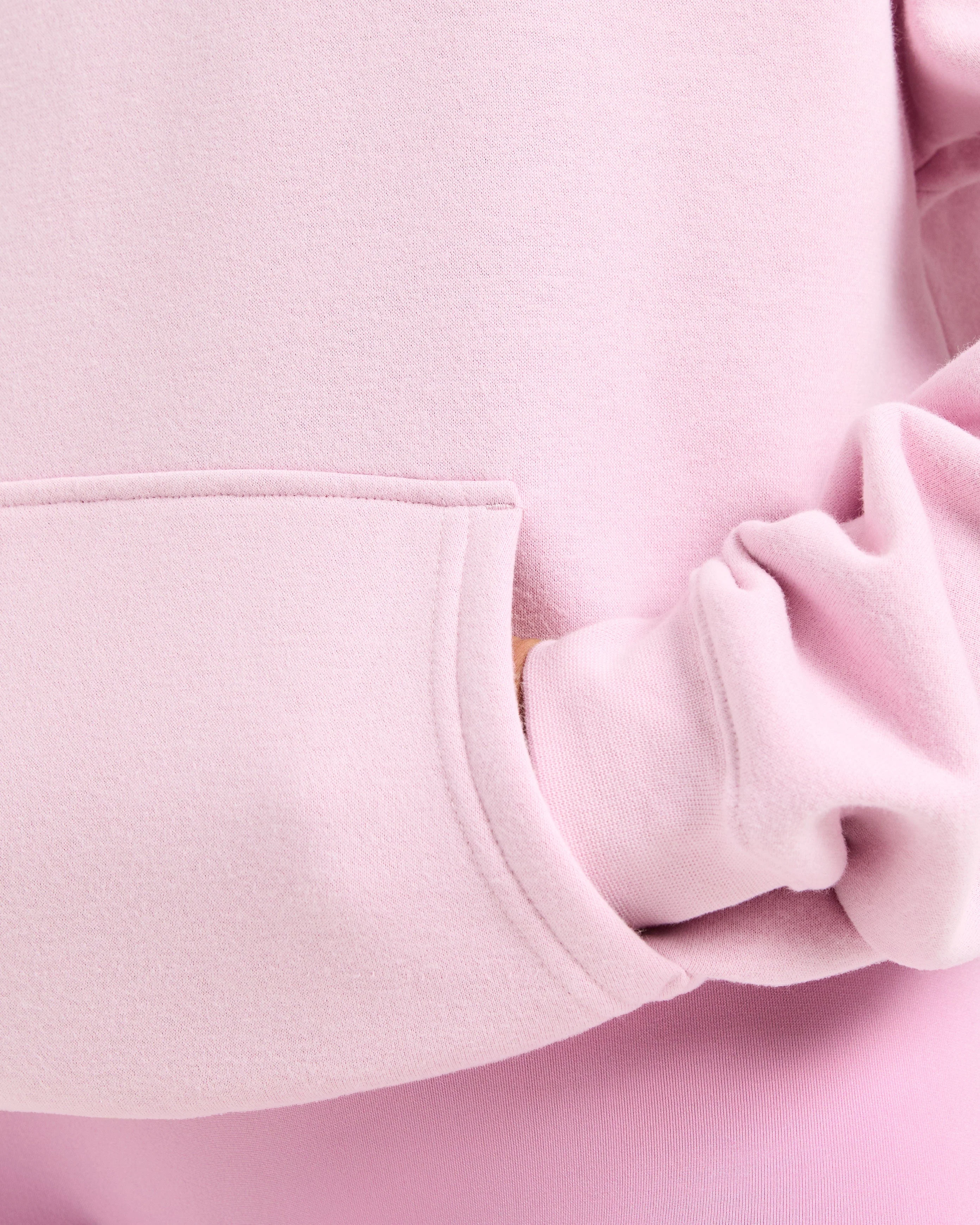 Athletics Applique Oversized Hoodie - Sugar Pink - Image 6