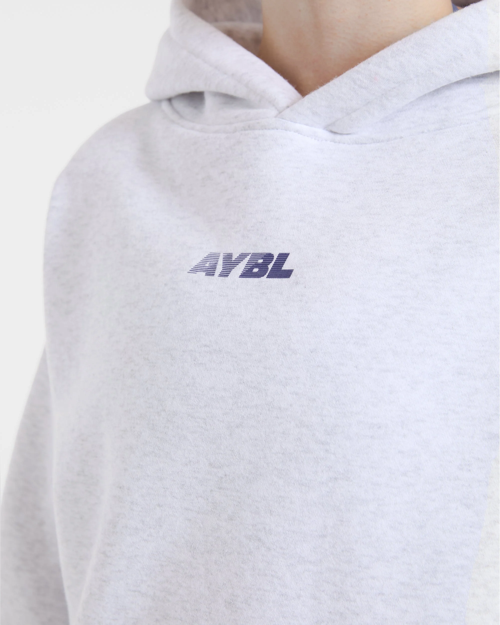 Athletics Dept Oversized Hoodie - Grey Marl - Image 5