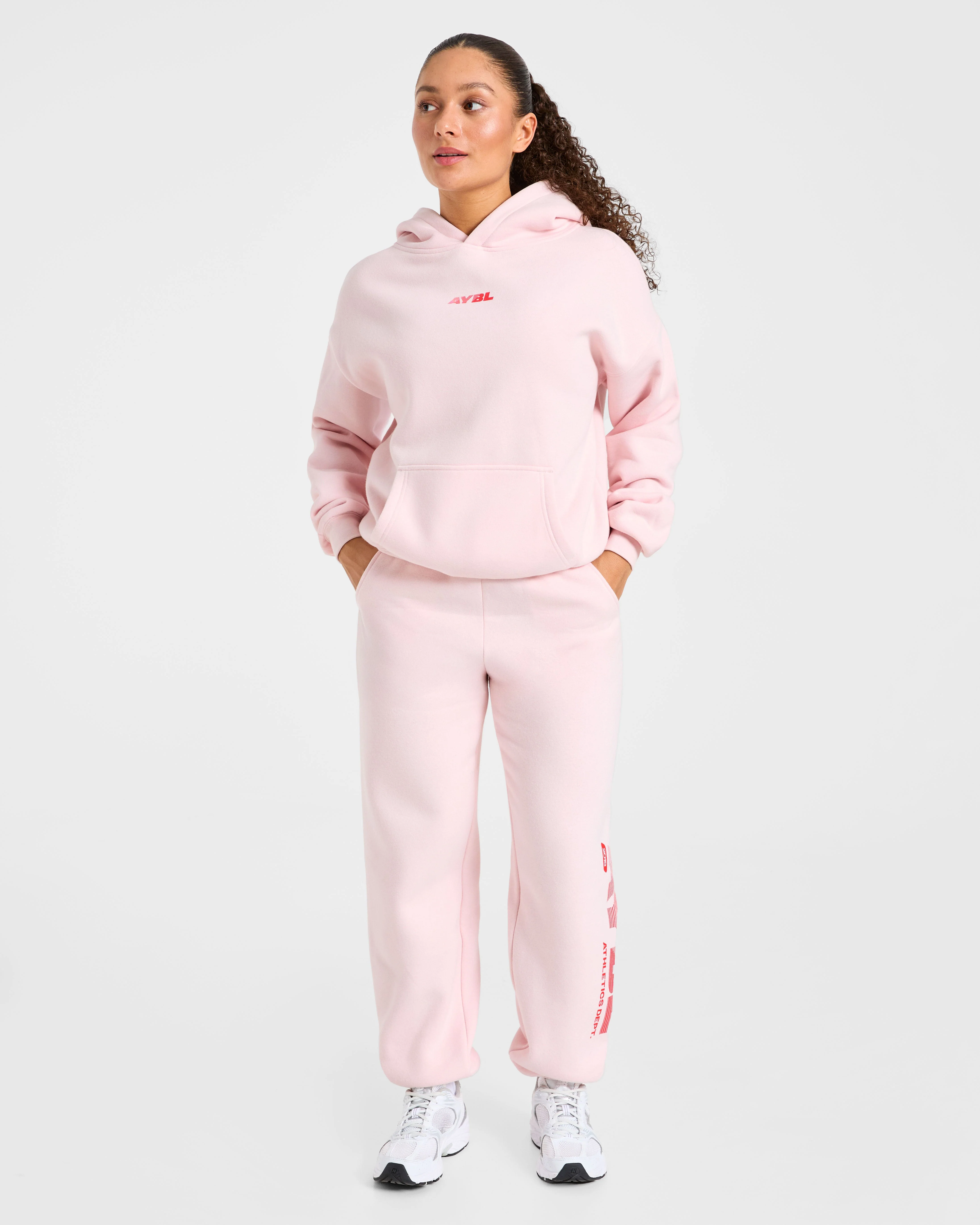 Athletics Dept Oversized Hoodie - Pink - Image 3