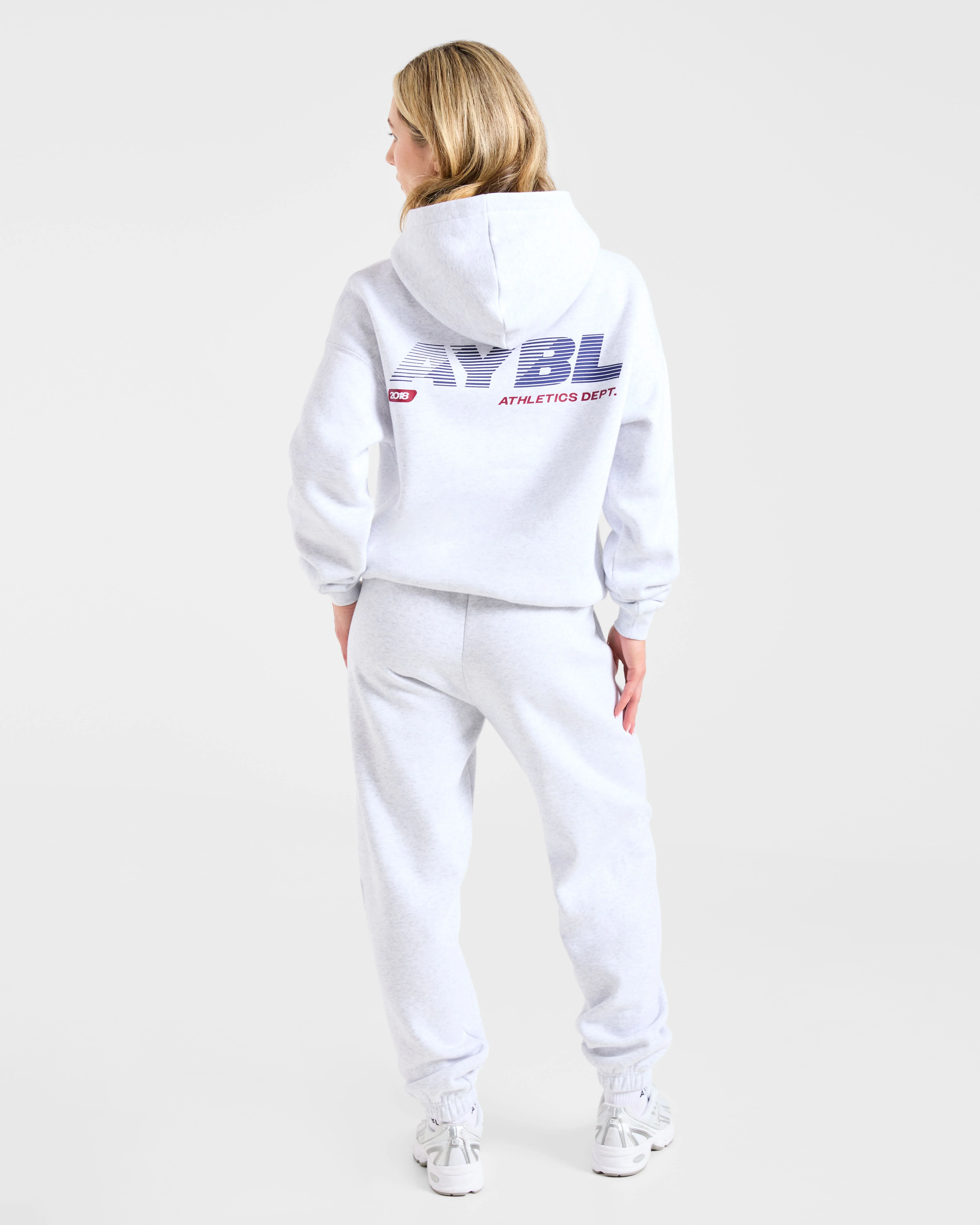 Athletics Dept Oversized Joggers - Grey Marl - Image 4