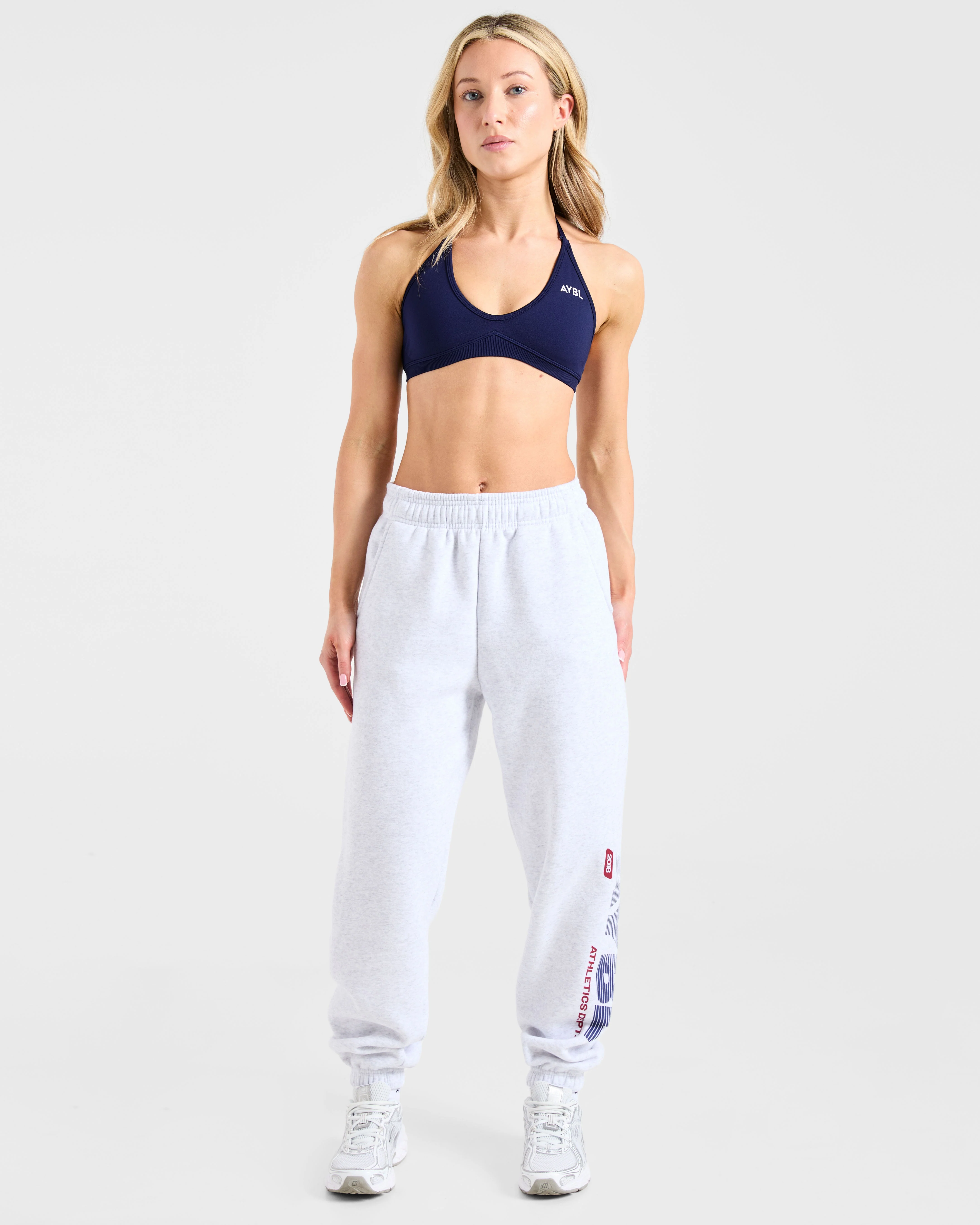 Athletics Dept Oversized Joggers - Grey Marl - Image 8