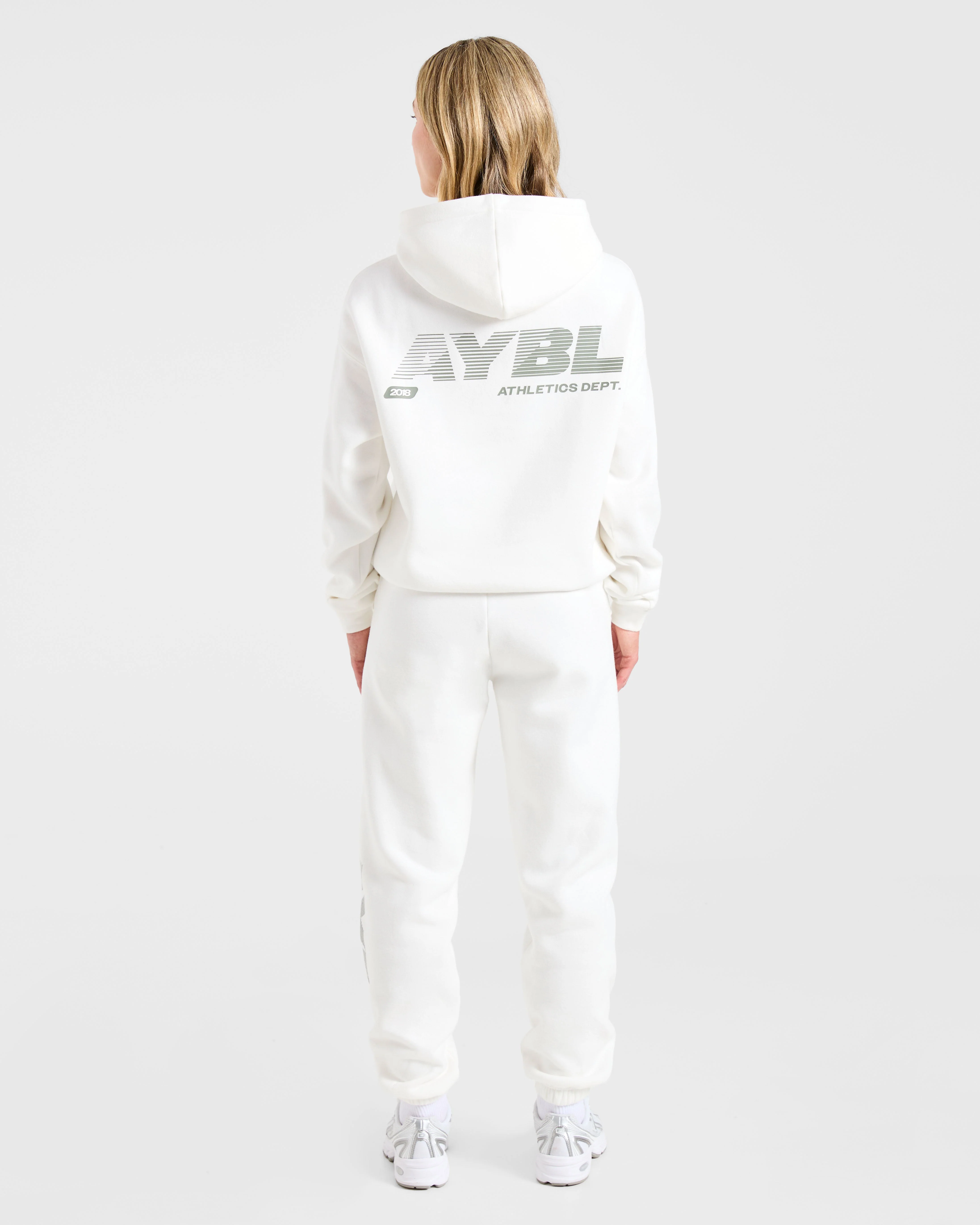 Athletics Dept Oversized Joggers - Off White - Image 4