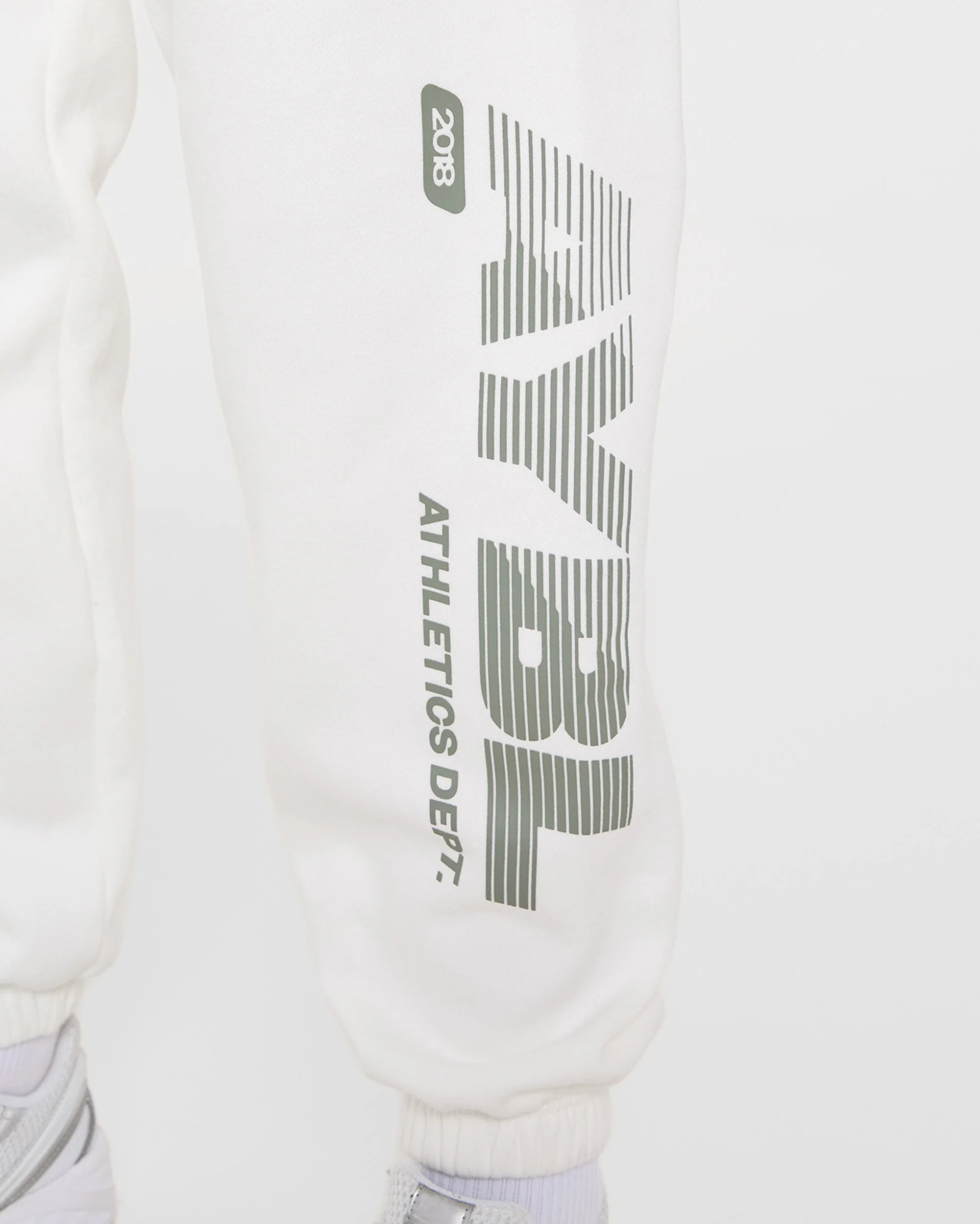 Athletics Dept Oversized Joggers - Off White - Image 5