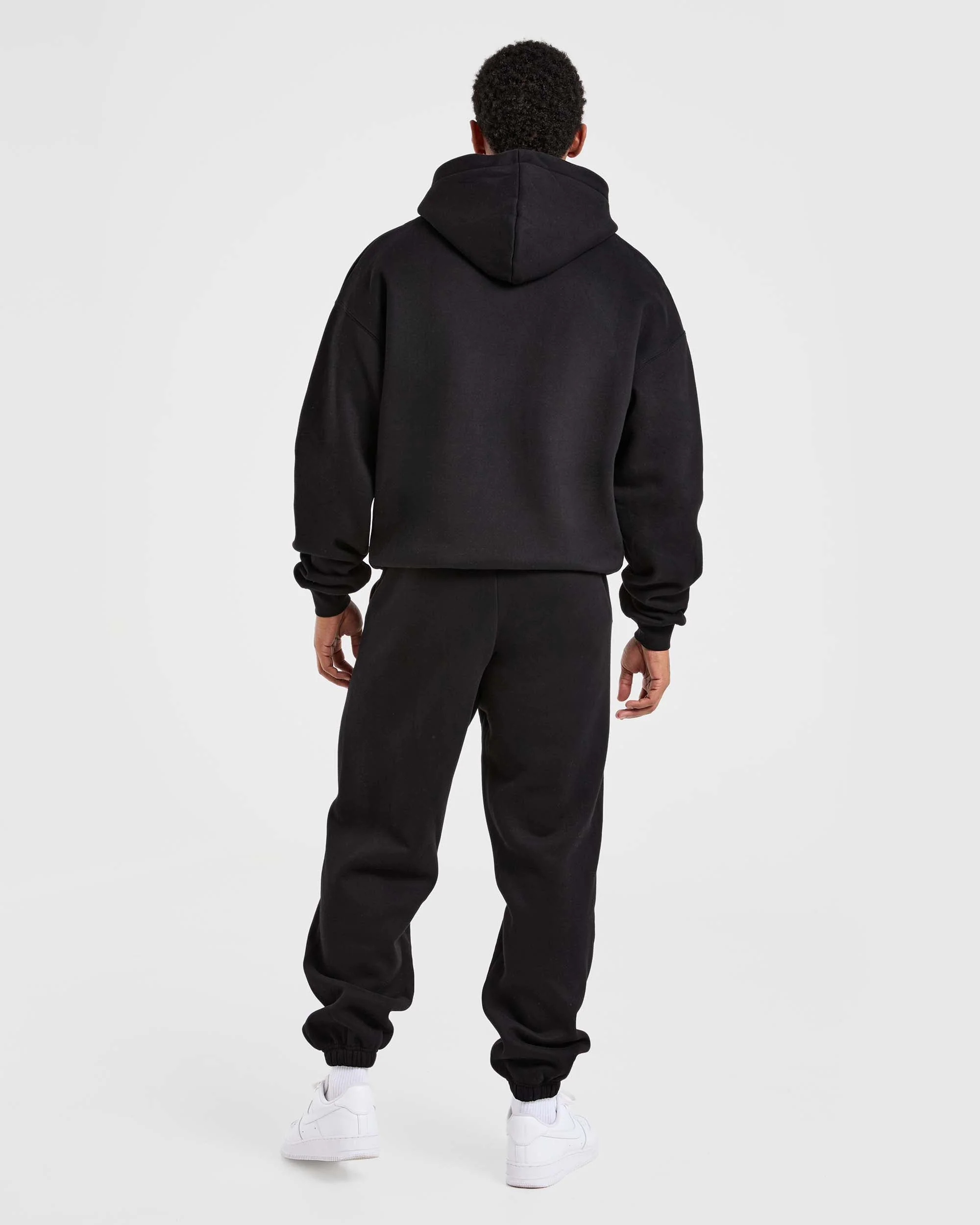 Athletics Oversized Hoodie - Black - Image 4