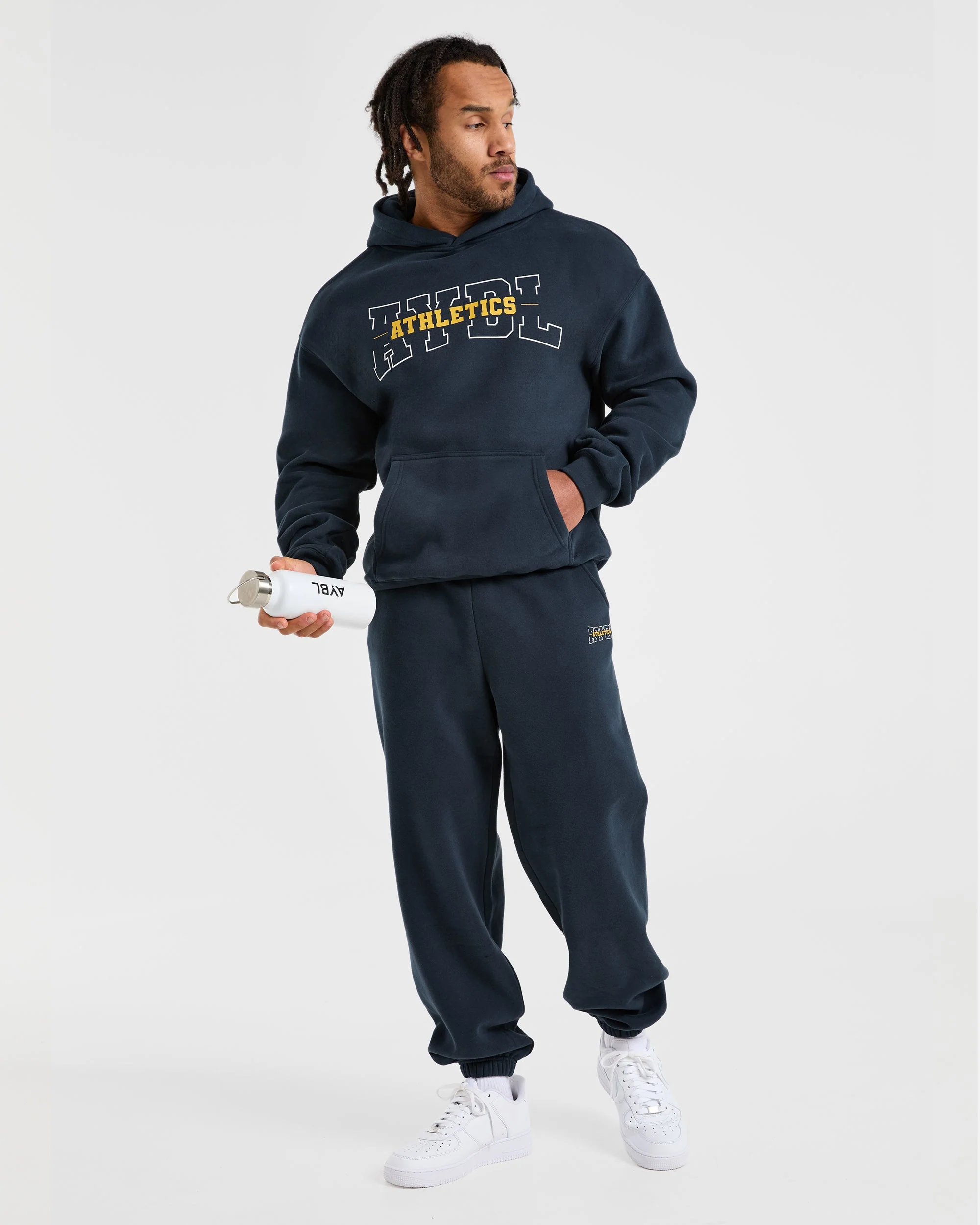 Athletics Oversized Hoodie - Navy - Image 8