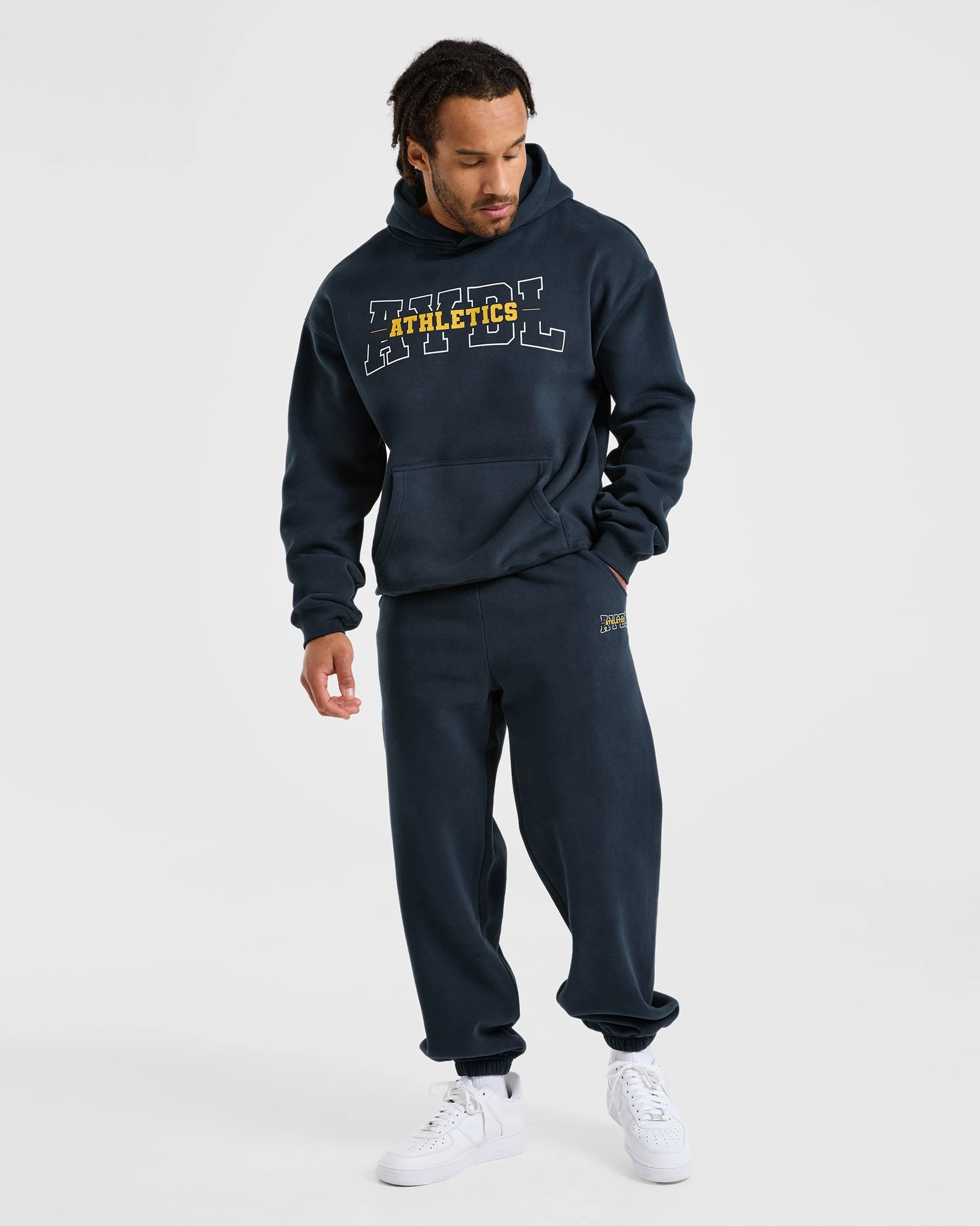 Athletics Oversized Joggers - Navy - Image 3