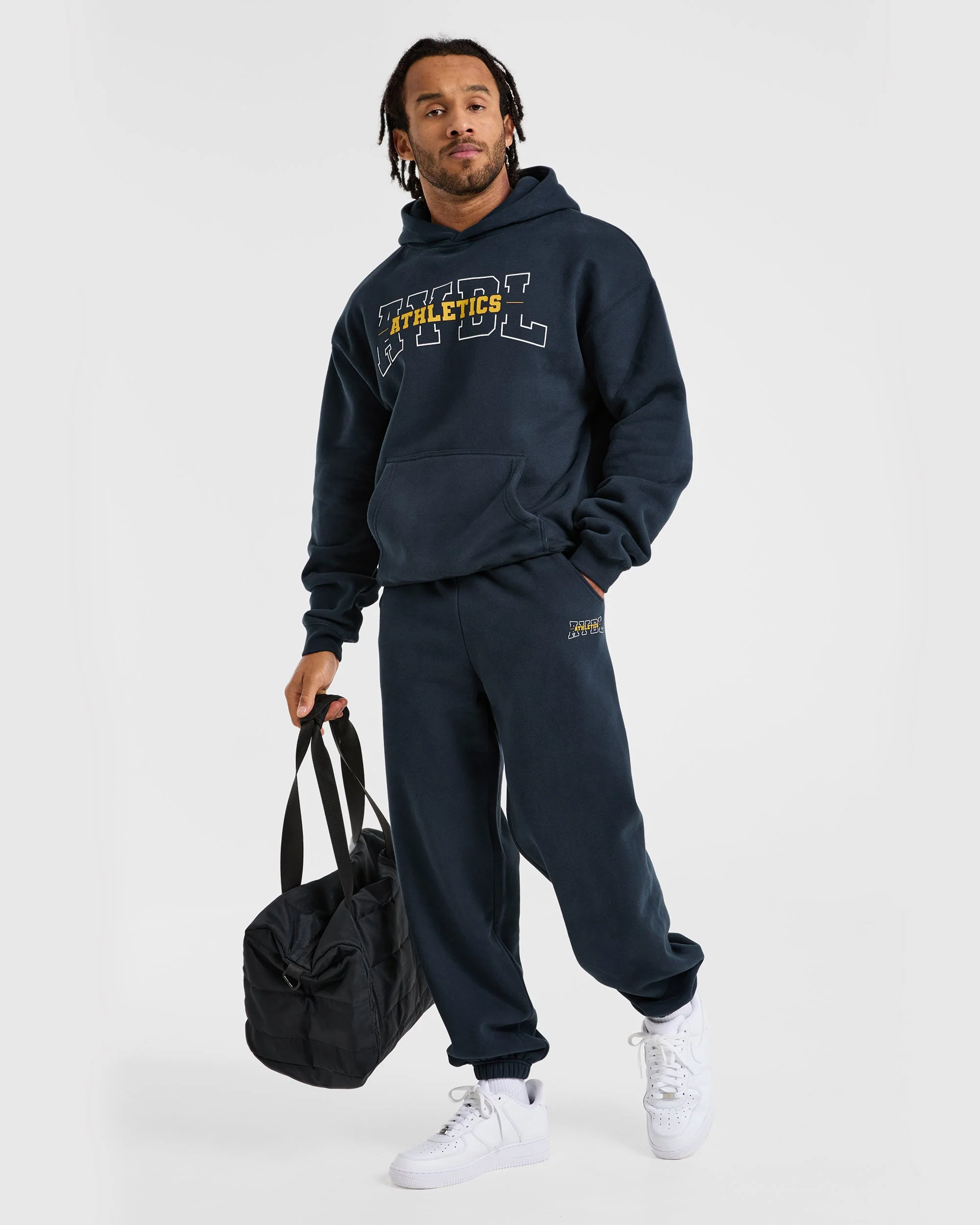 Athletics Oversized Joggers - Navy - Image 8