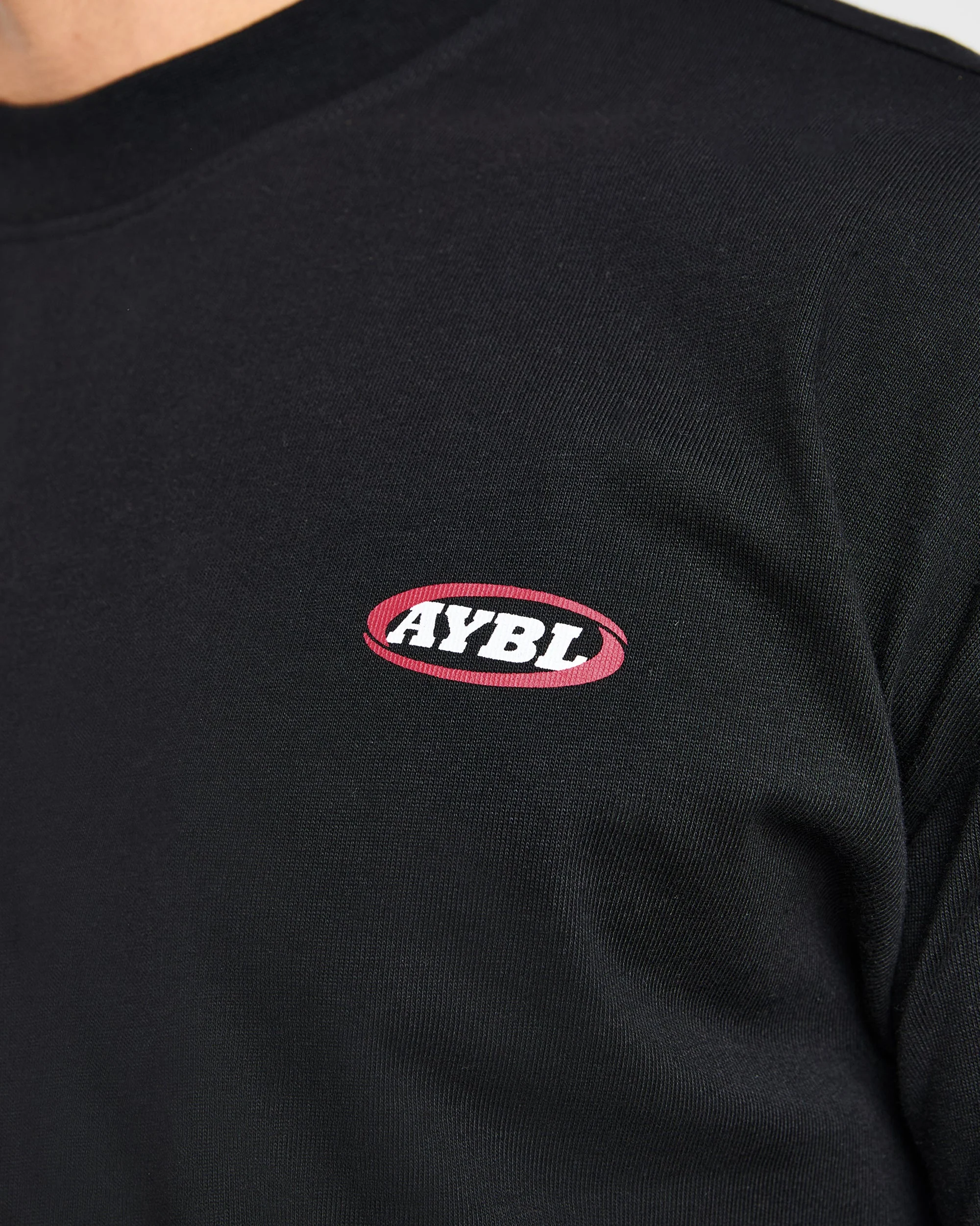 Athletics Script Oversized T Shirt - Black - Image 6