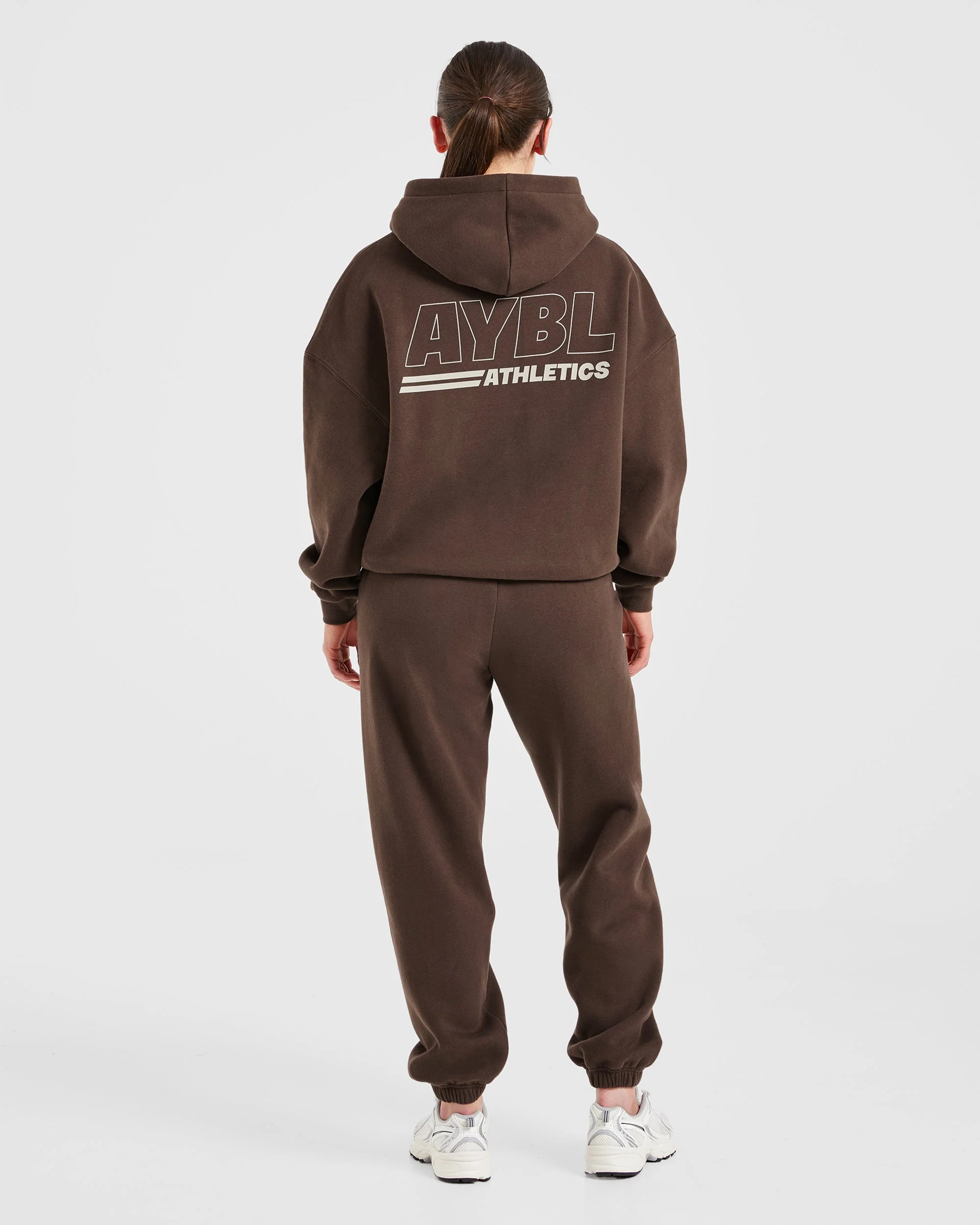 Athletics Track Oversized Joggers - Brown/Sand - Image 4