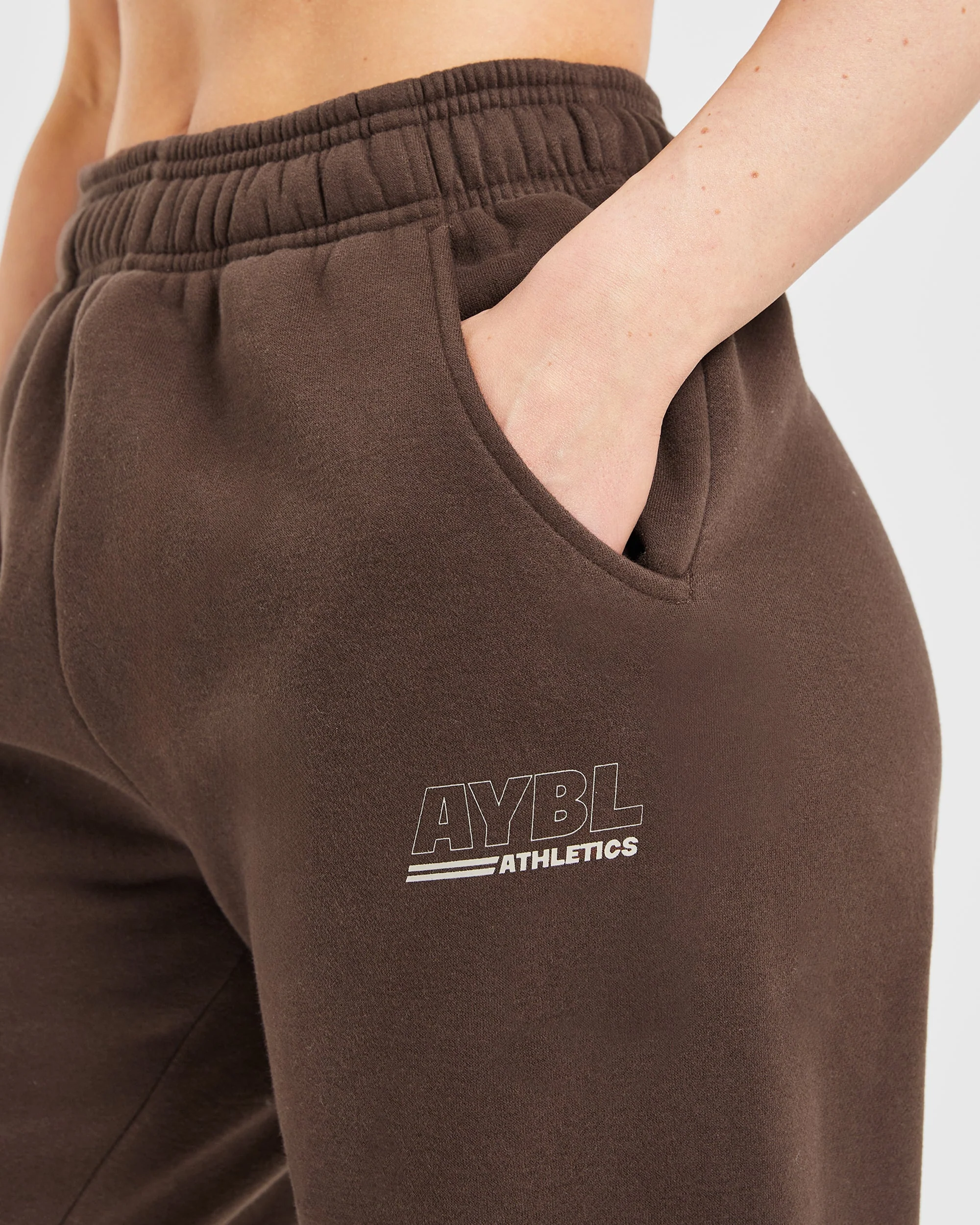 Athletics Track Oversized Joggers - Brown/Sand - Image 5