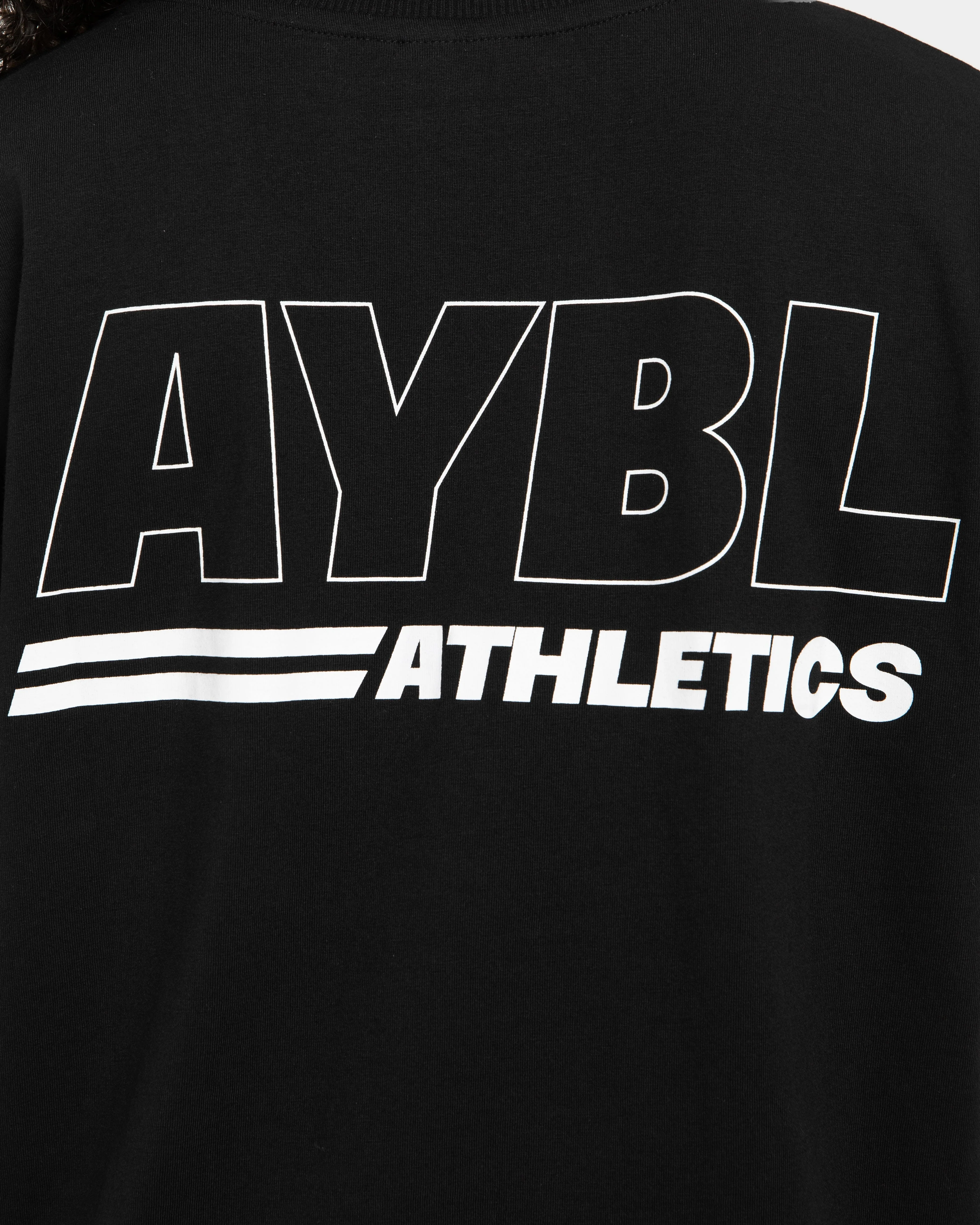 Athletics Track Oversized T Shirt - Black/White - Image 6