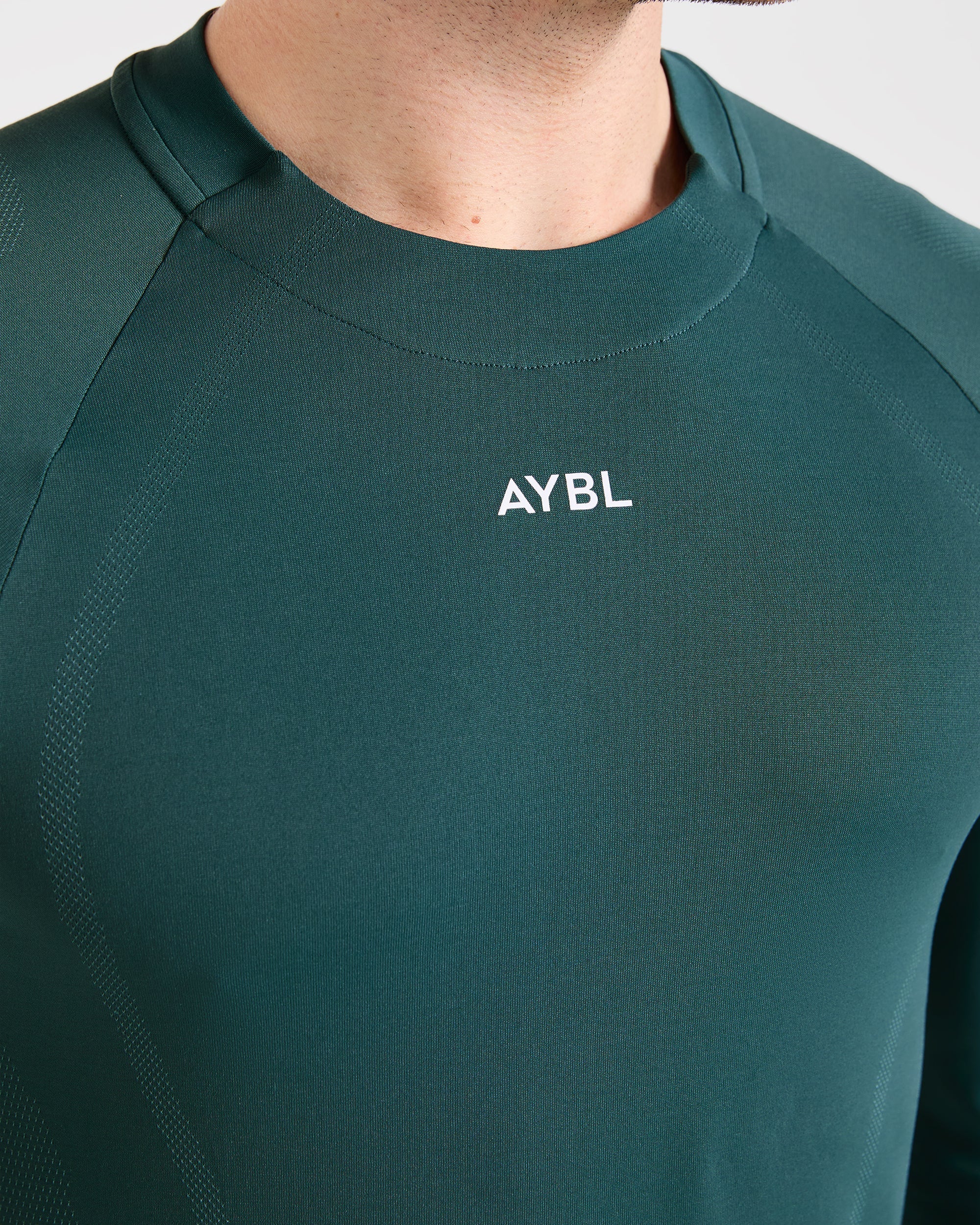 Attain Seamless Long Sleeve T Shirt - Pine Forest - Image 5