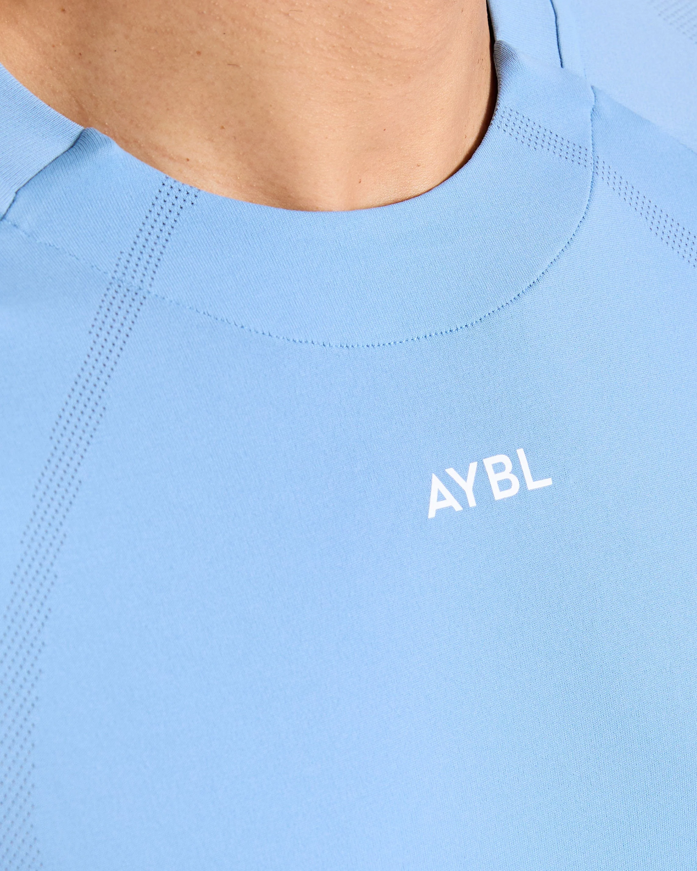Attain Seamless Long Sleeve T Shirt - Sports Blue - Image 5