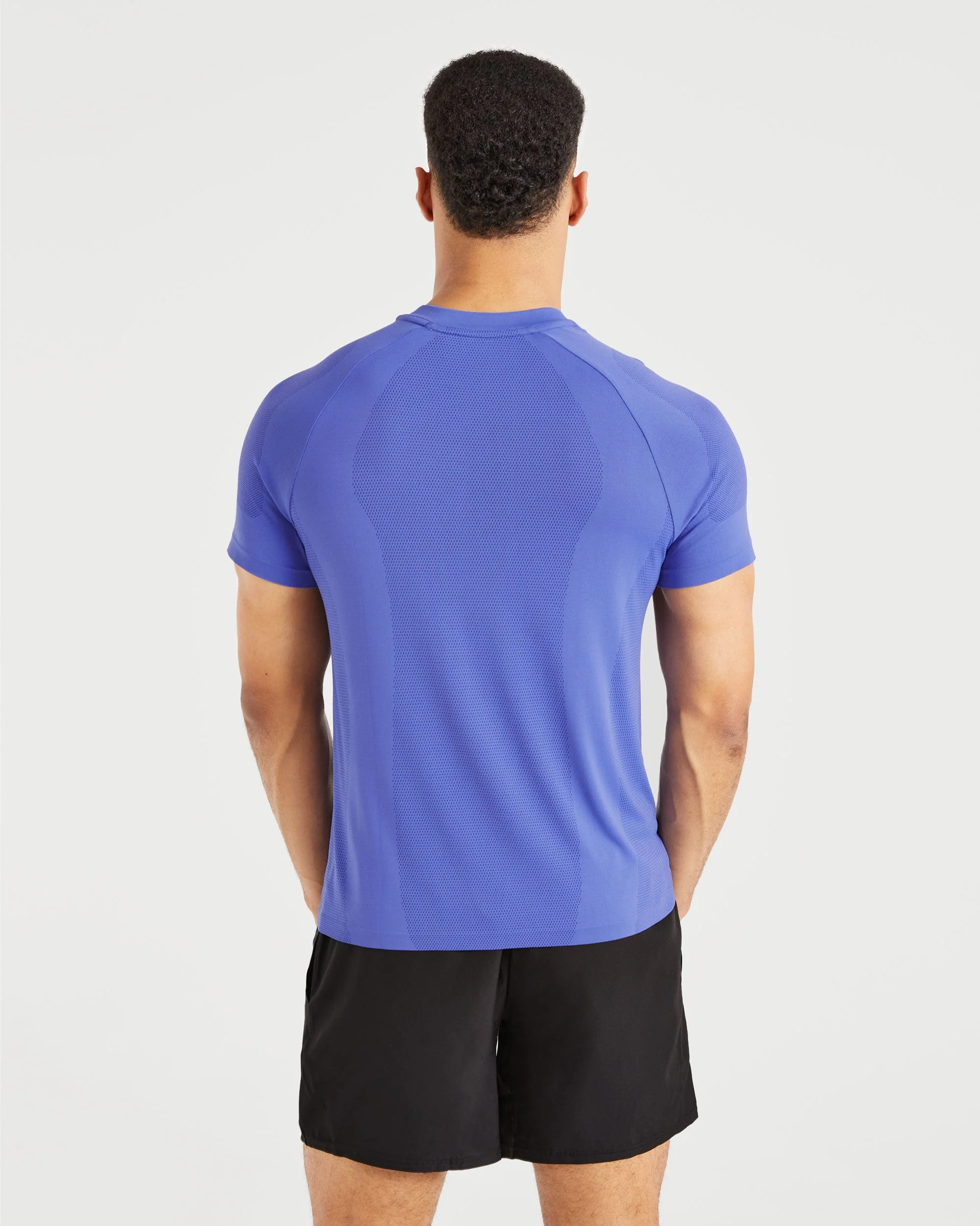 Attain Seamless T Shirt - Indigo Mist - Image 2