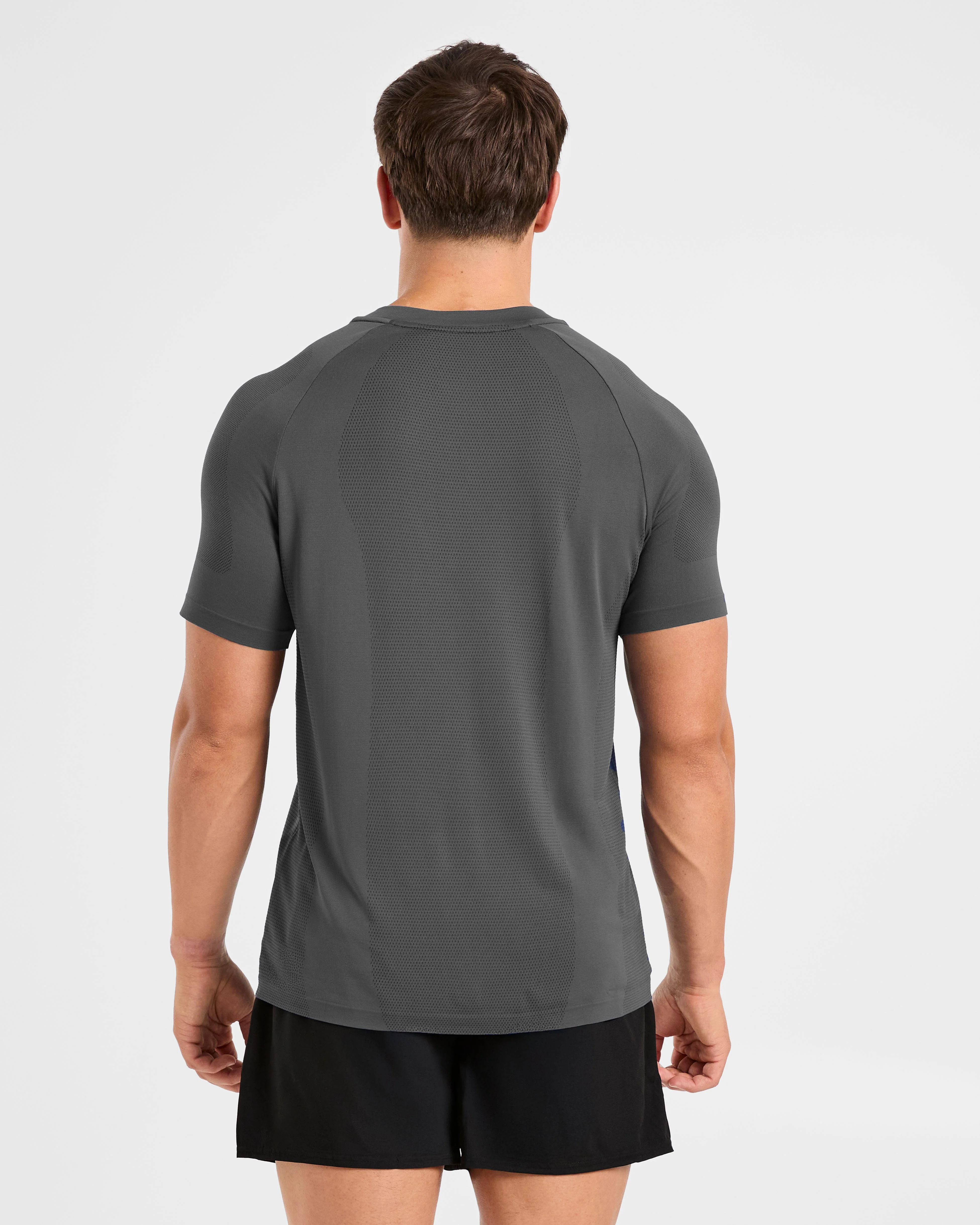 Attain Seamless T Shirt - Storm Grey - Image 2