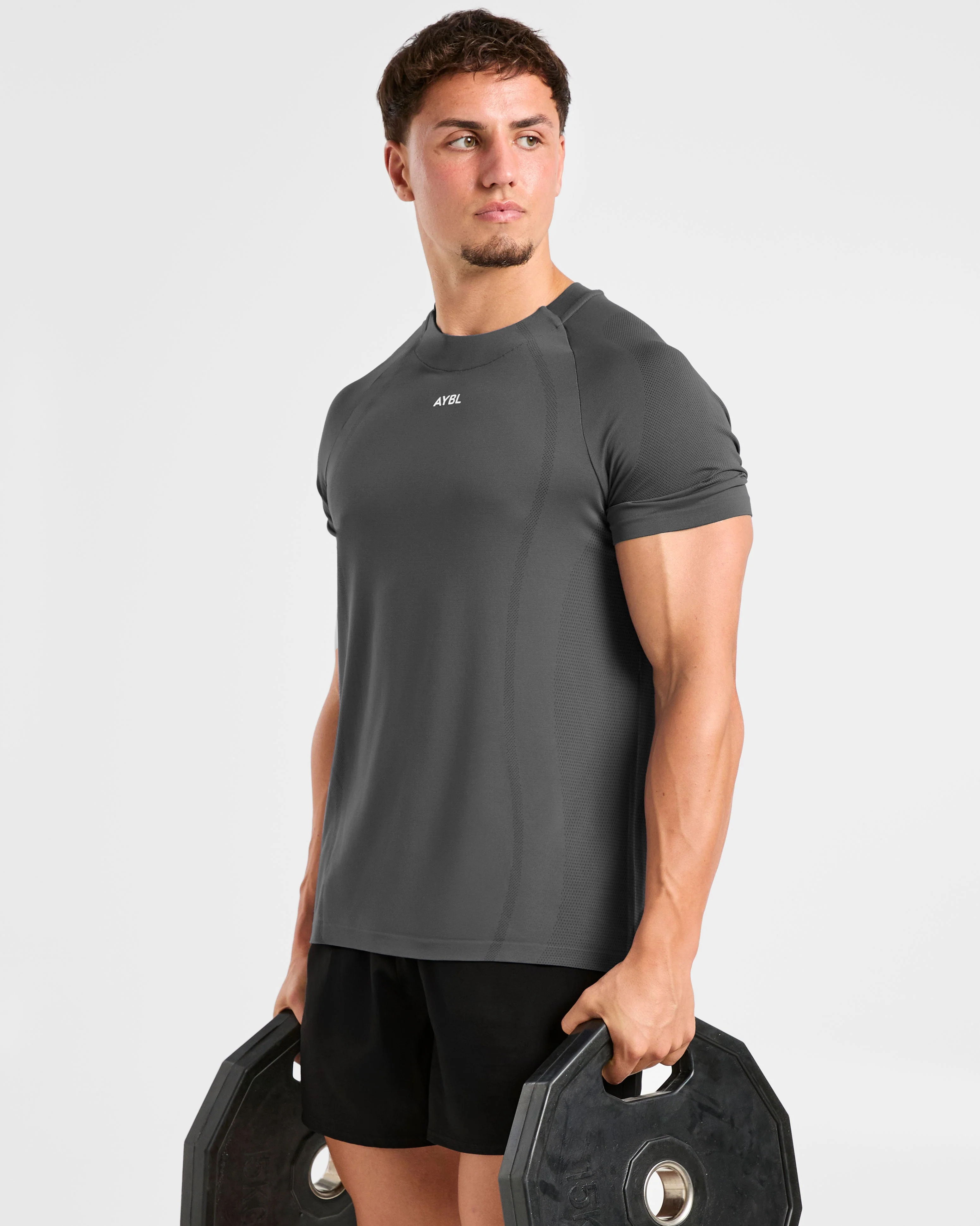 Attain Seamless T Shirt - Storm Grey - Image 8