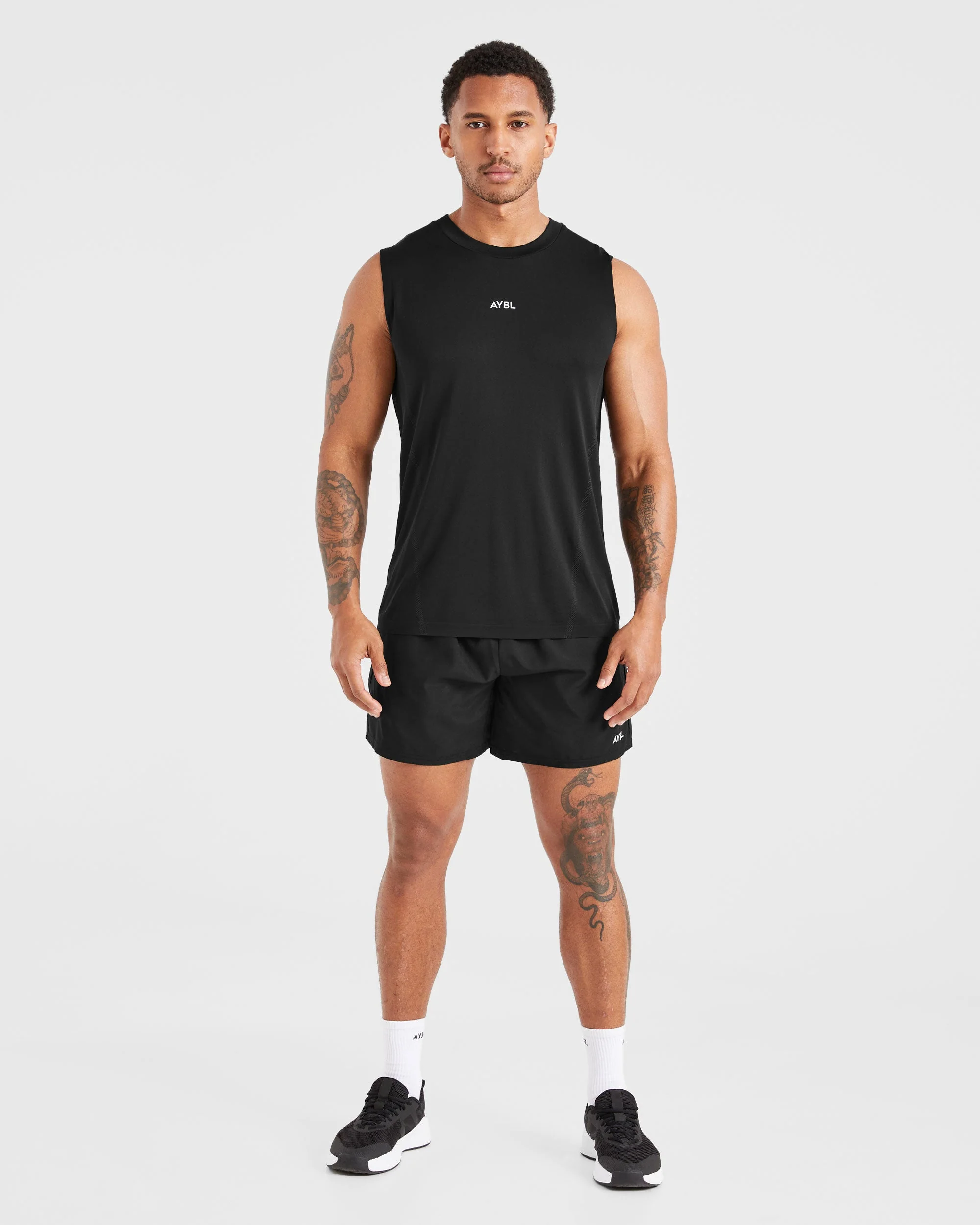 Attain Seamless Vest - Black - Image 3
