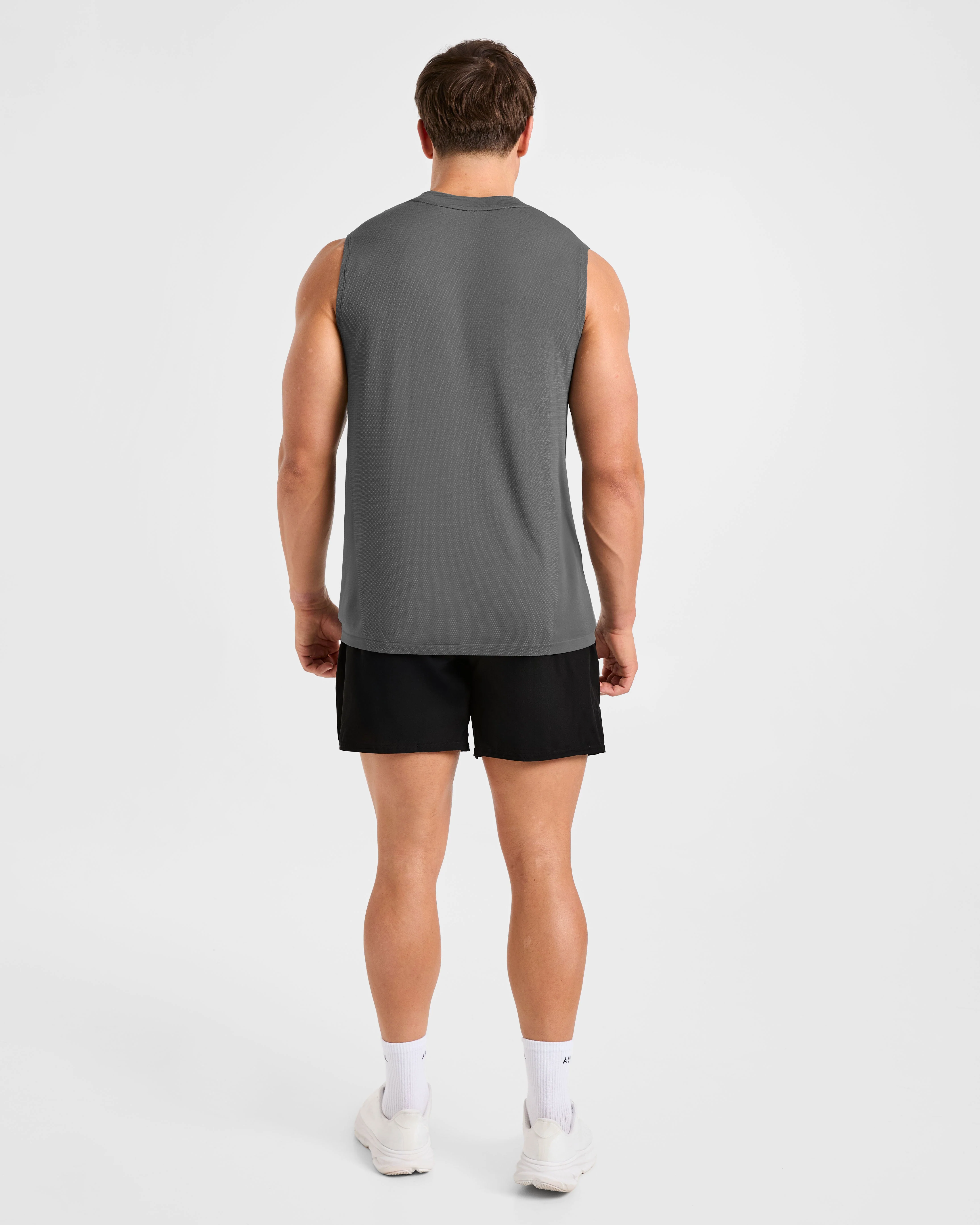 Attain Seamless Vest - Storm Grey - Image 4