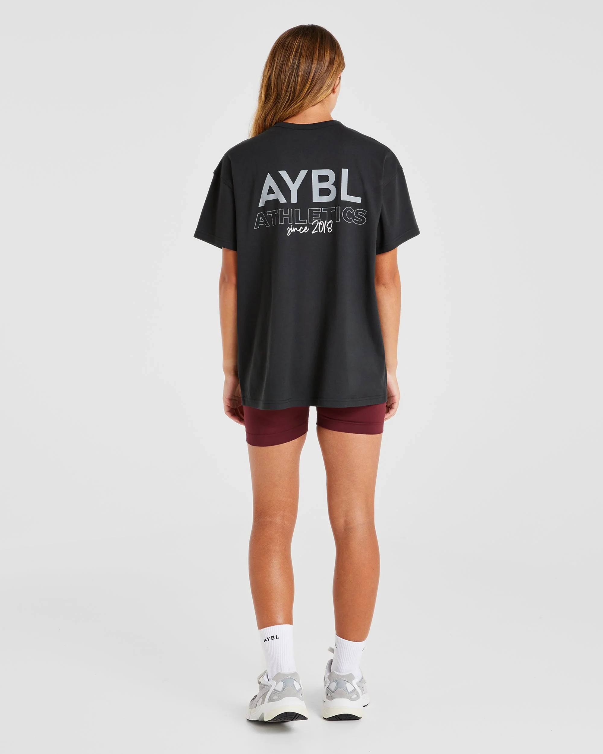 AYBL Athletics Oversized T Shirt - Black - Image 3