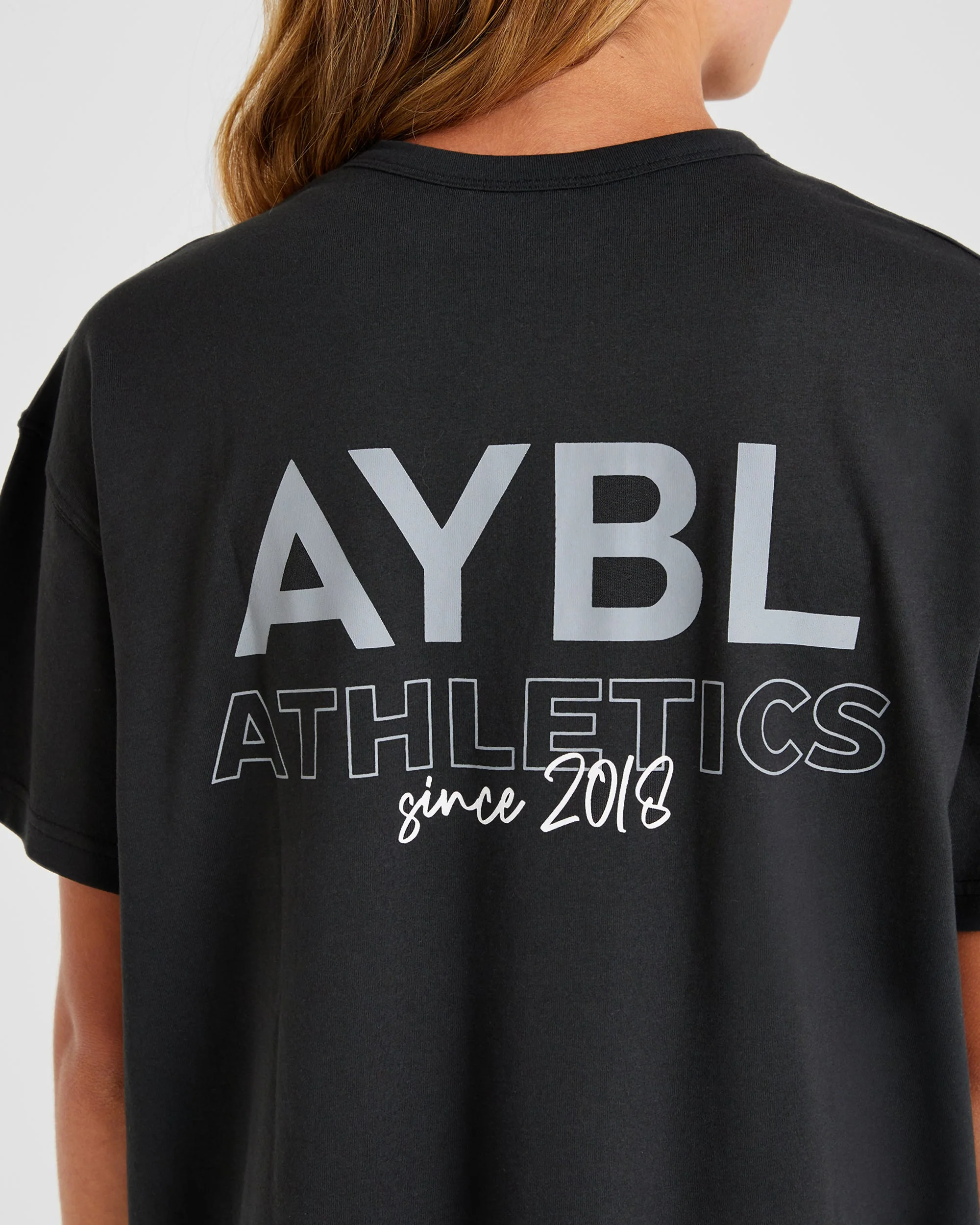 AYBL Athletics Oversized T Shirt - Black - Image 5