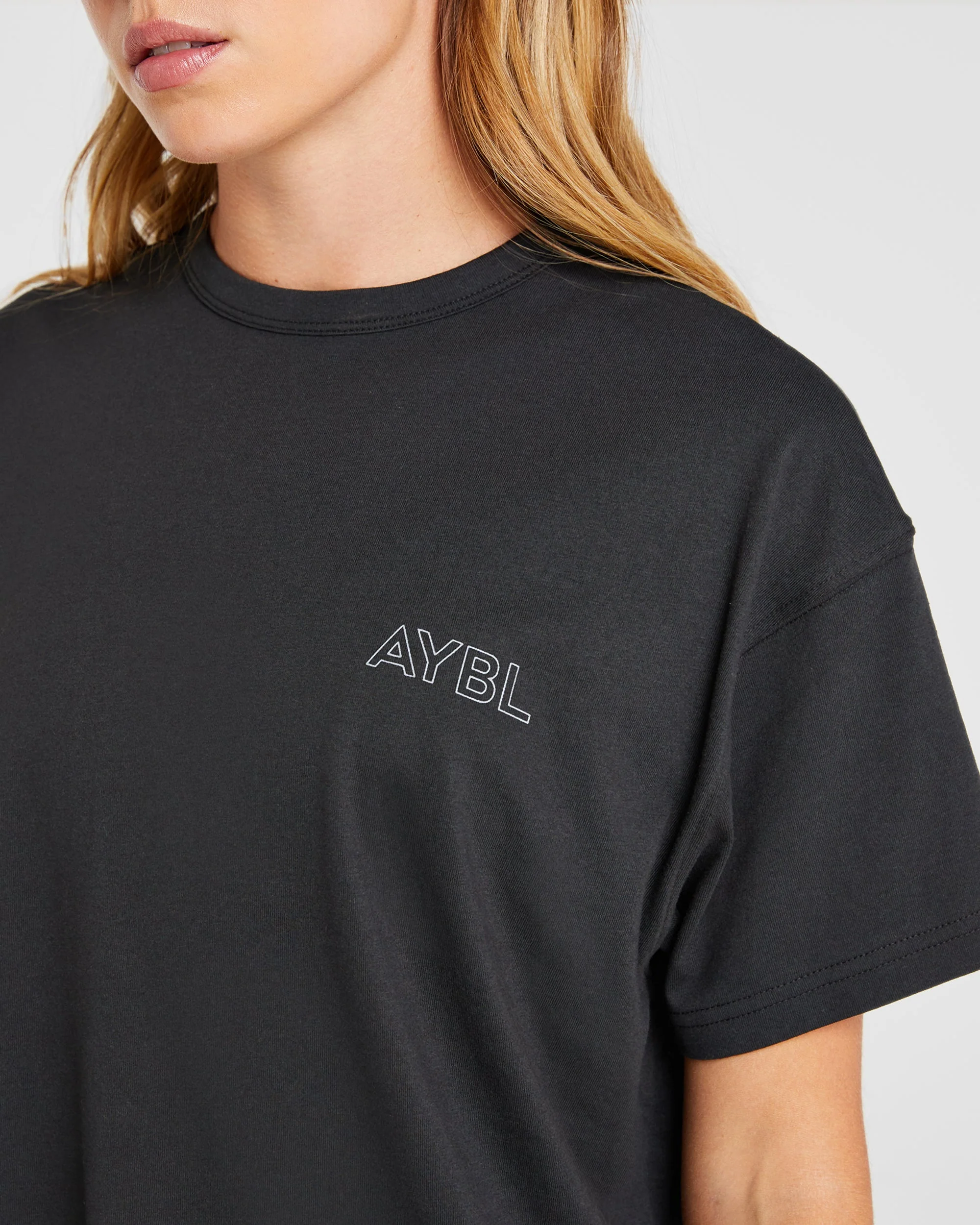 AYBL Athletics Oversized T Shirt - Black - Image 6