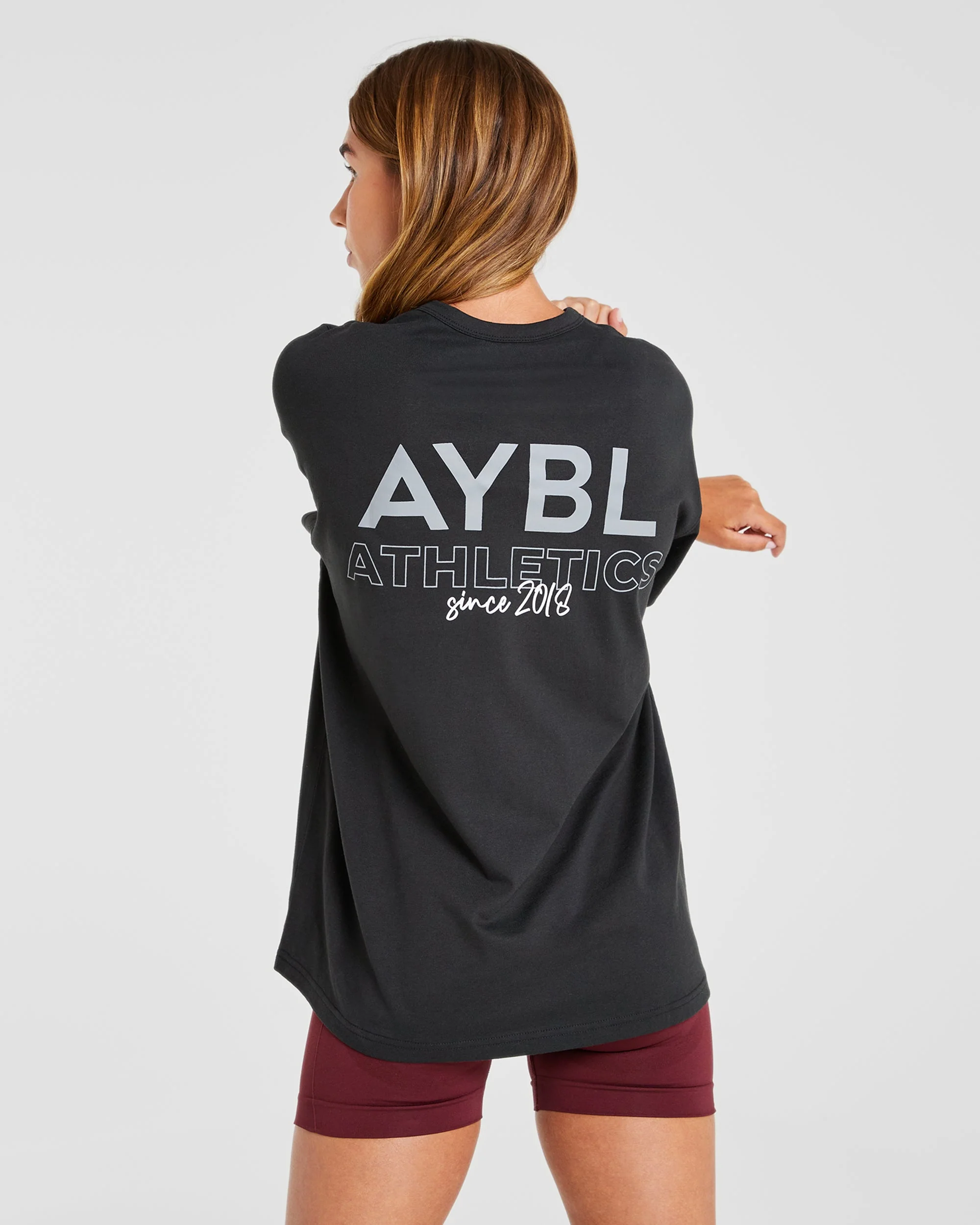 AYBL Athletics Oversized T Shirt - Black - Image 7