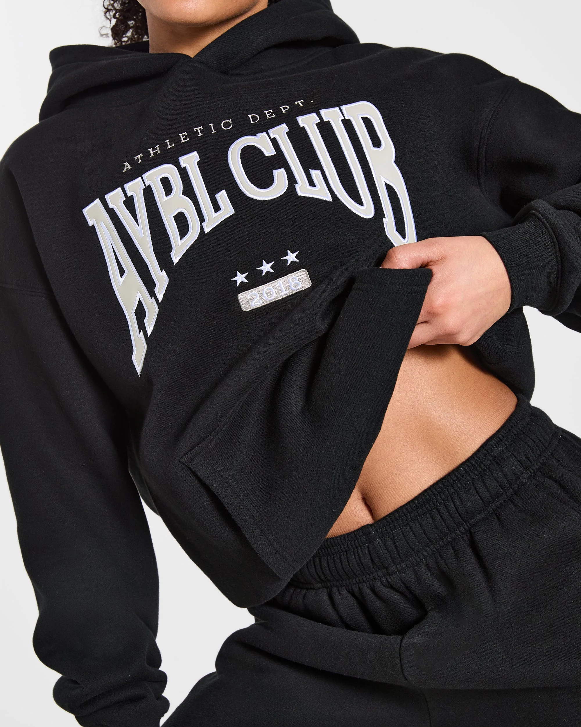 AYBL Club Oversized Hoodie - Black - Image 6