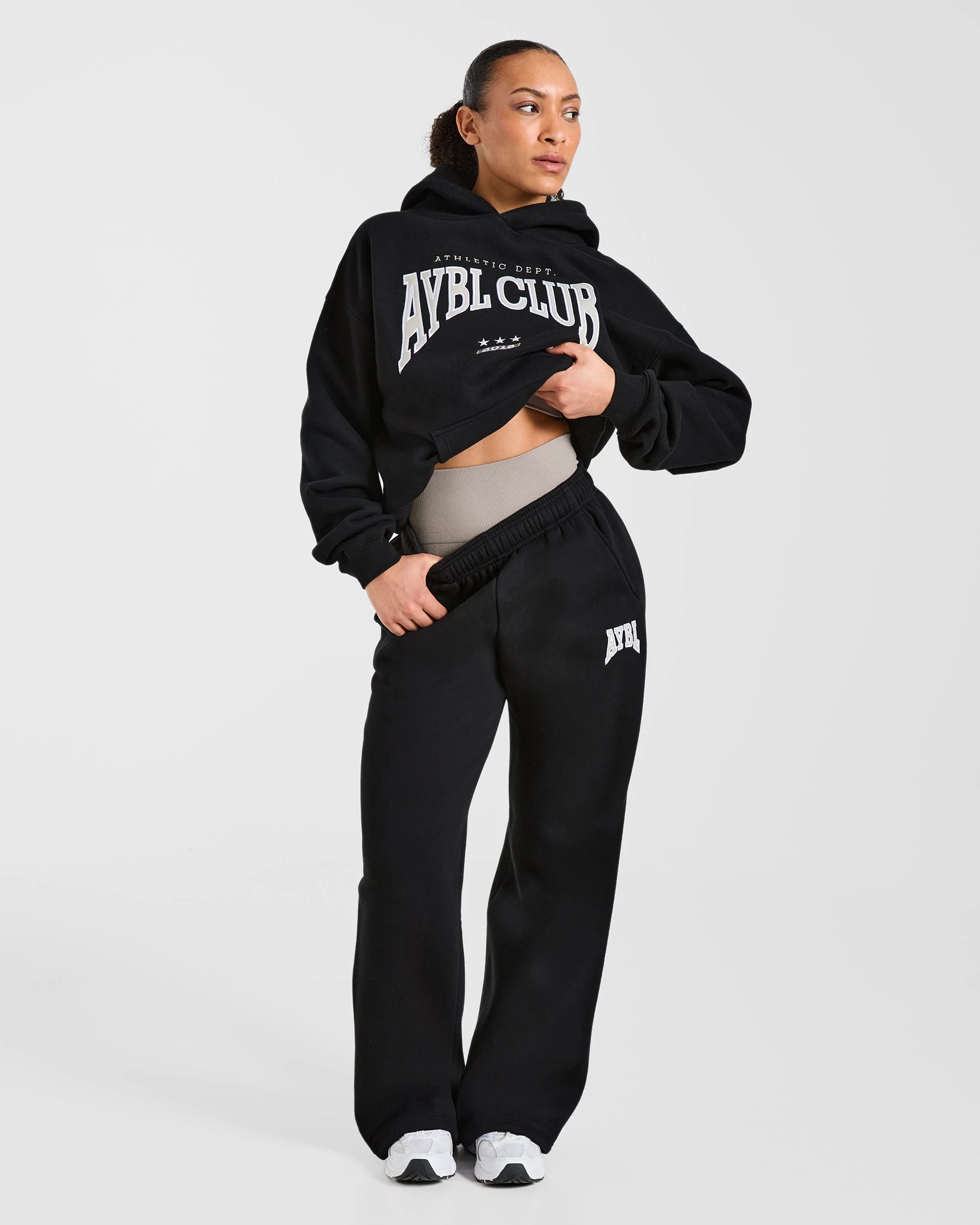 AYBL Club Oversized Hoodie - Black - Image 7