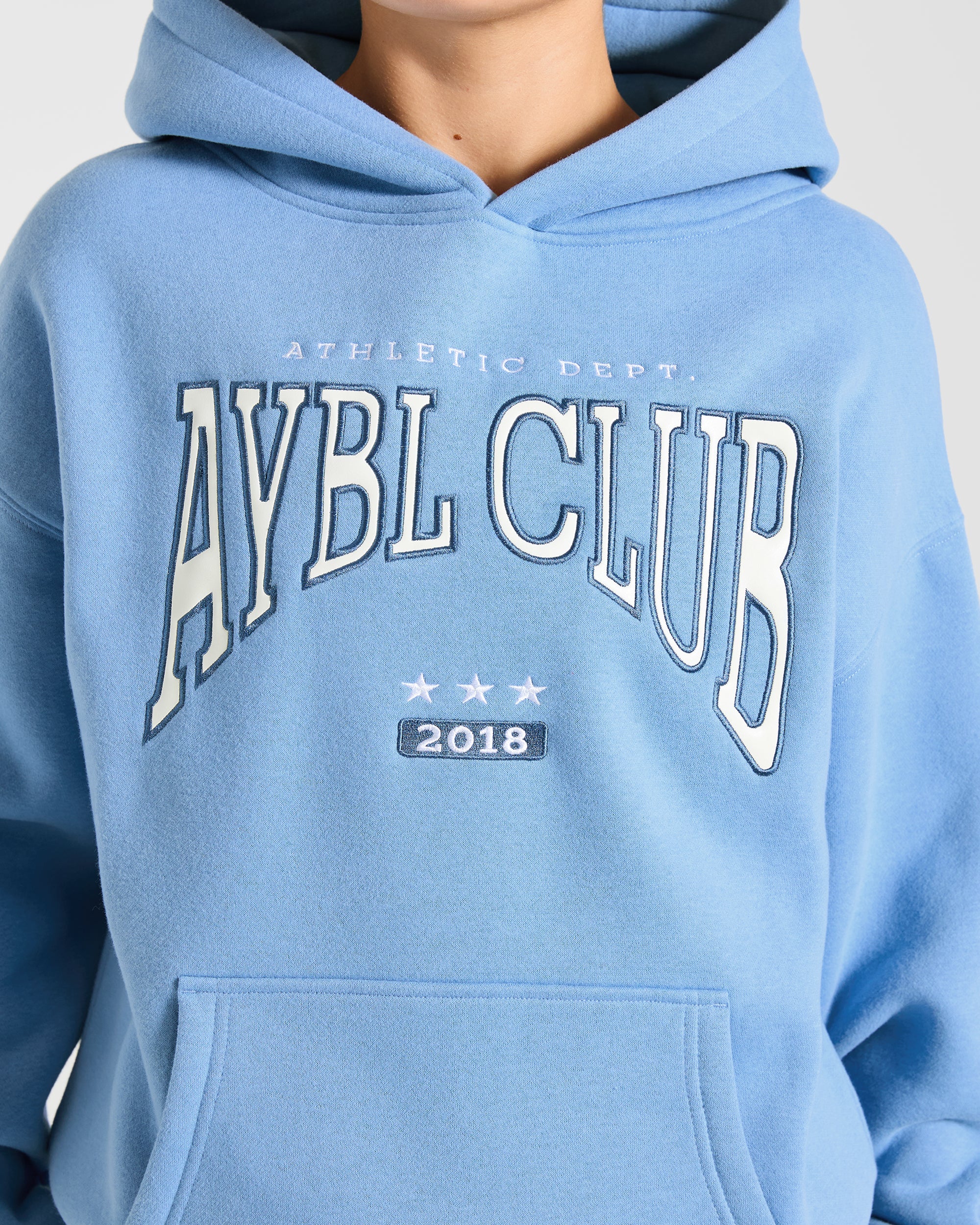 AYBL Club Oversized Hoodie - Blue - Image 5