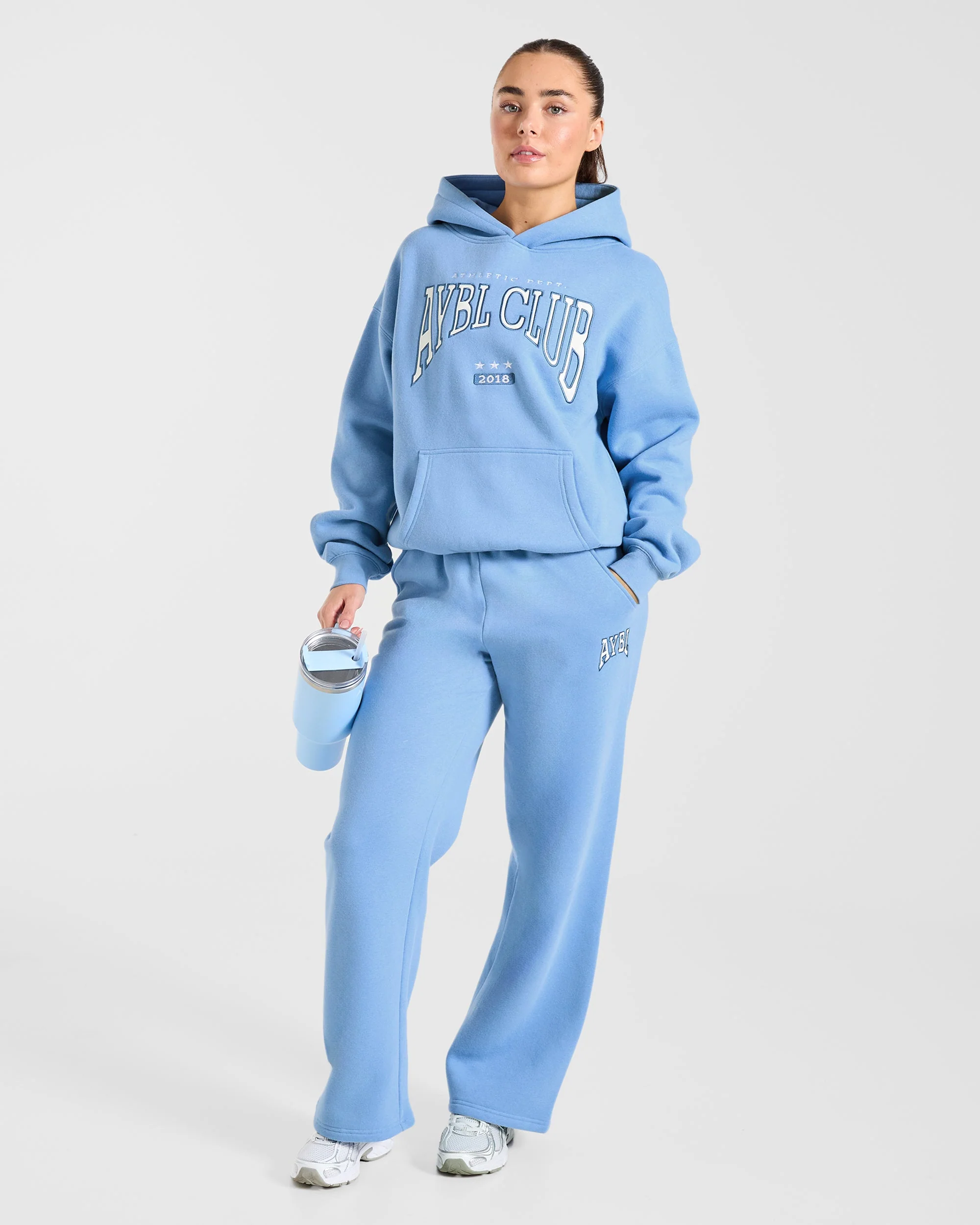 AYBL Club Oversized Hoodie - Blue - Image 7