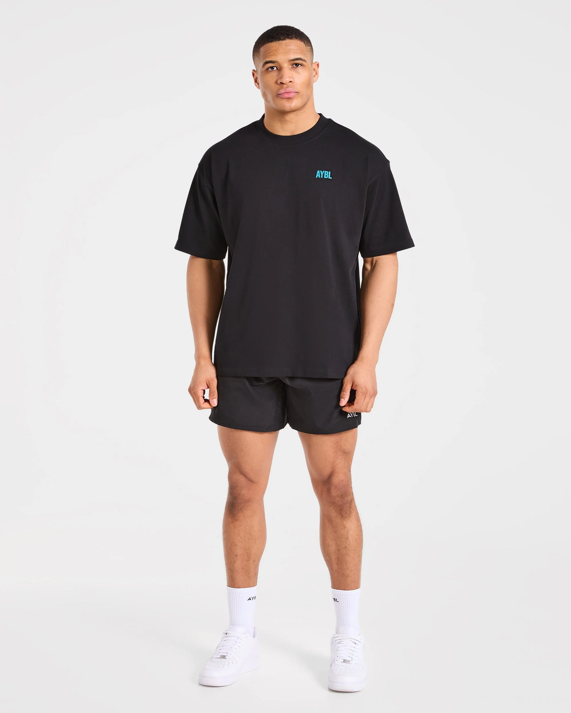 AYBL Iron Club Oversized T Shirt - Black - Image 3