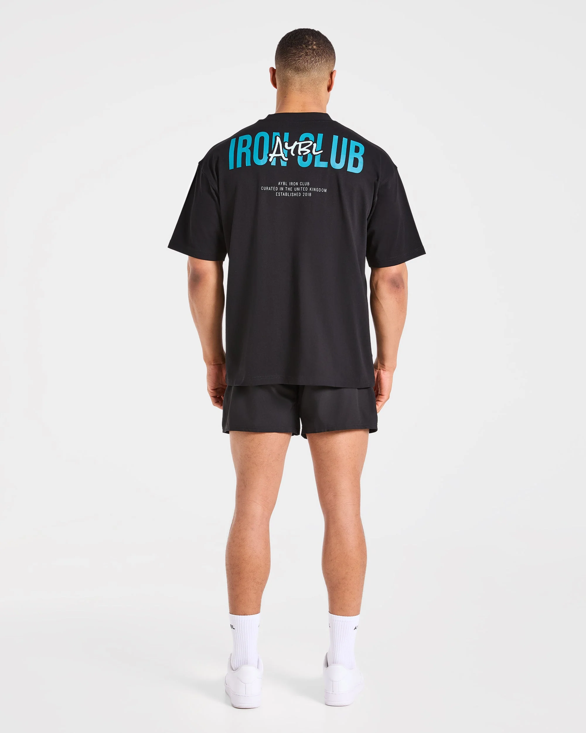 AYBL Iron Club Oversized T Shirt - Black - Image 4