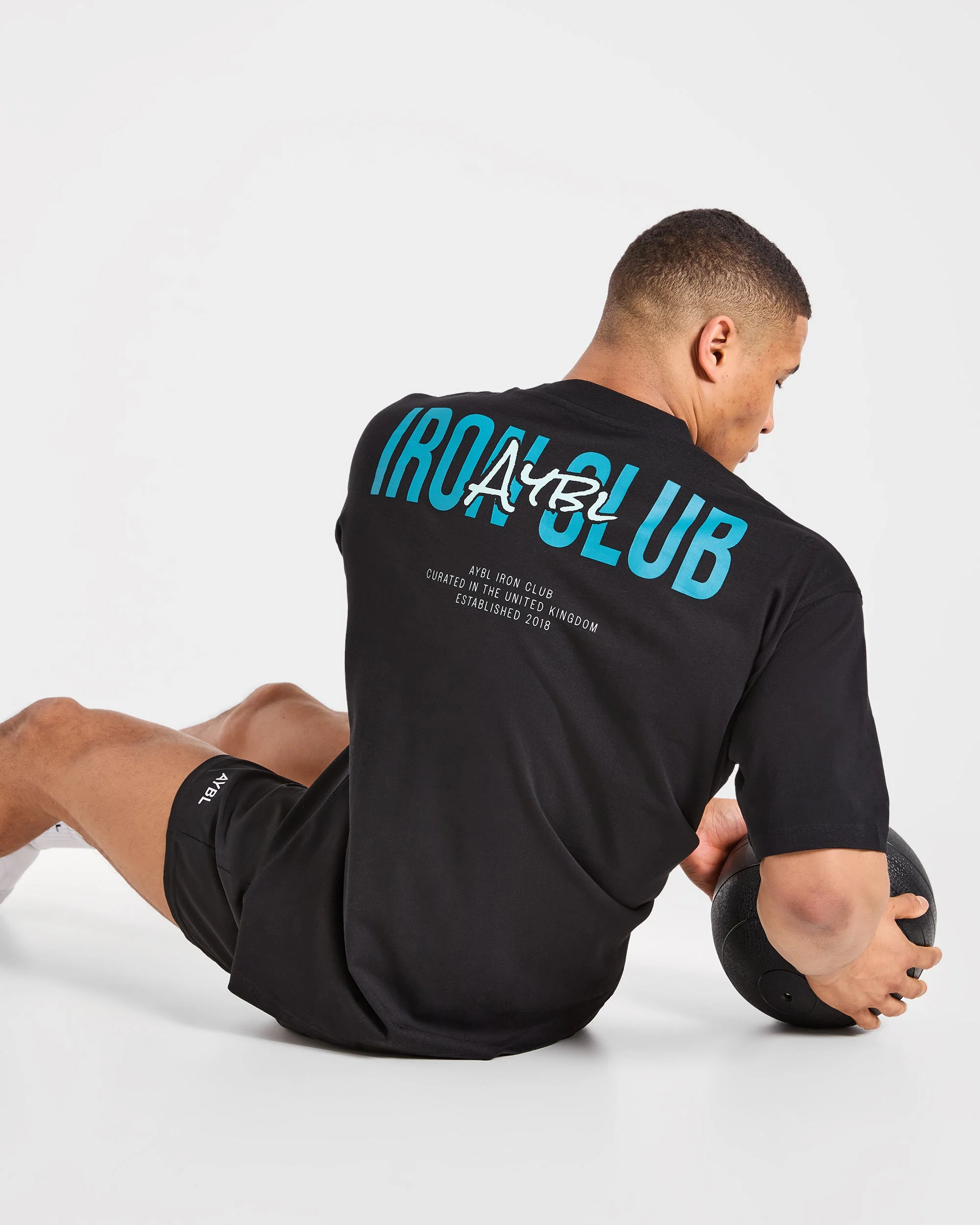 AYBL Iron Club Oversized T Shirt - Black - Image 7