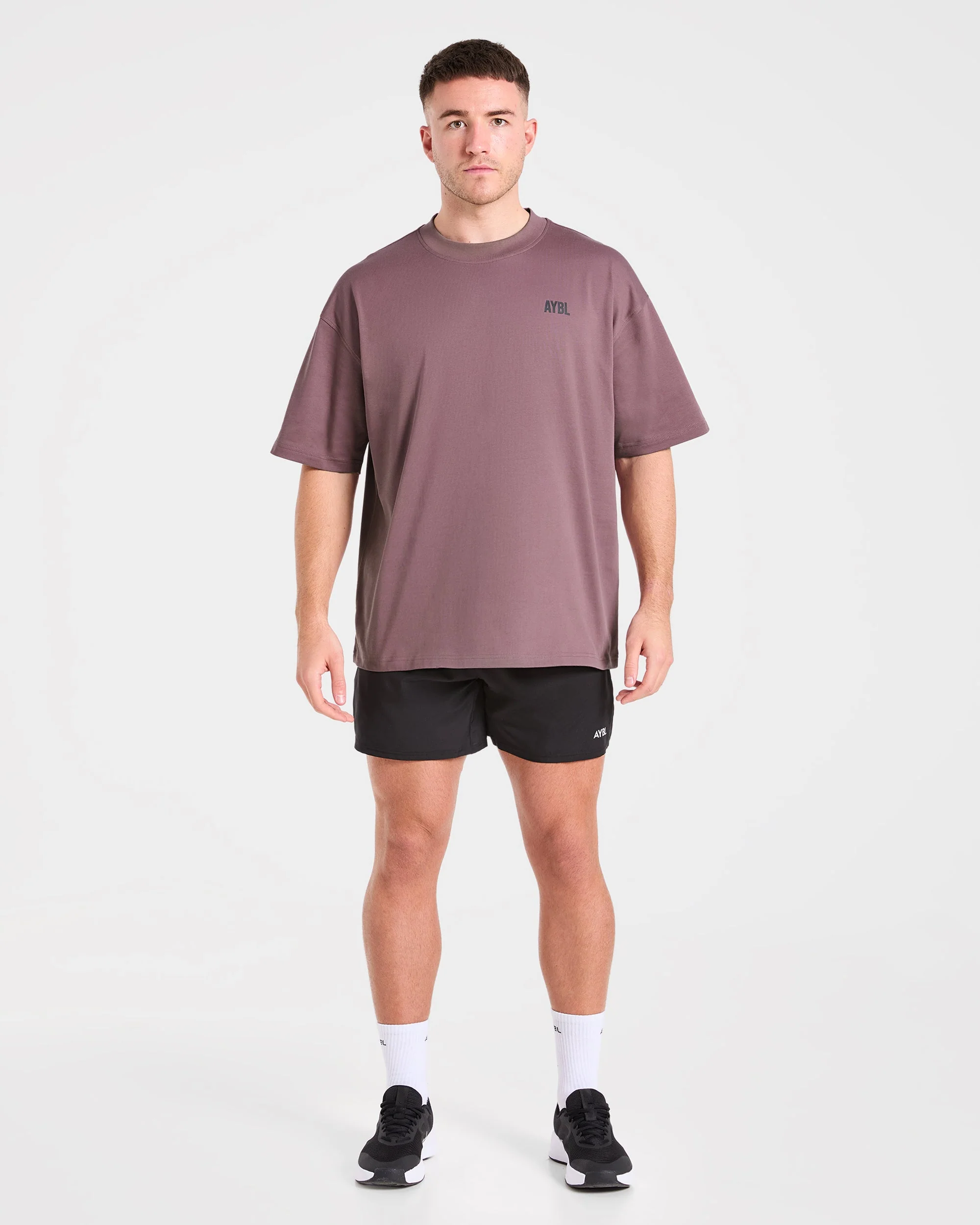 AYBL Iron Club Oversized T Shirt - Flint Purple - Image 3