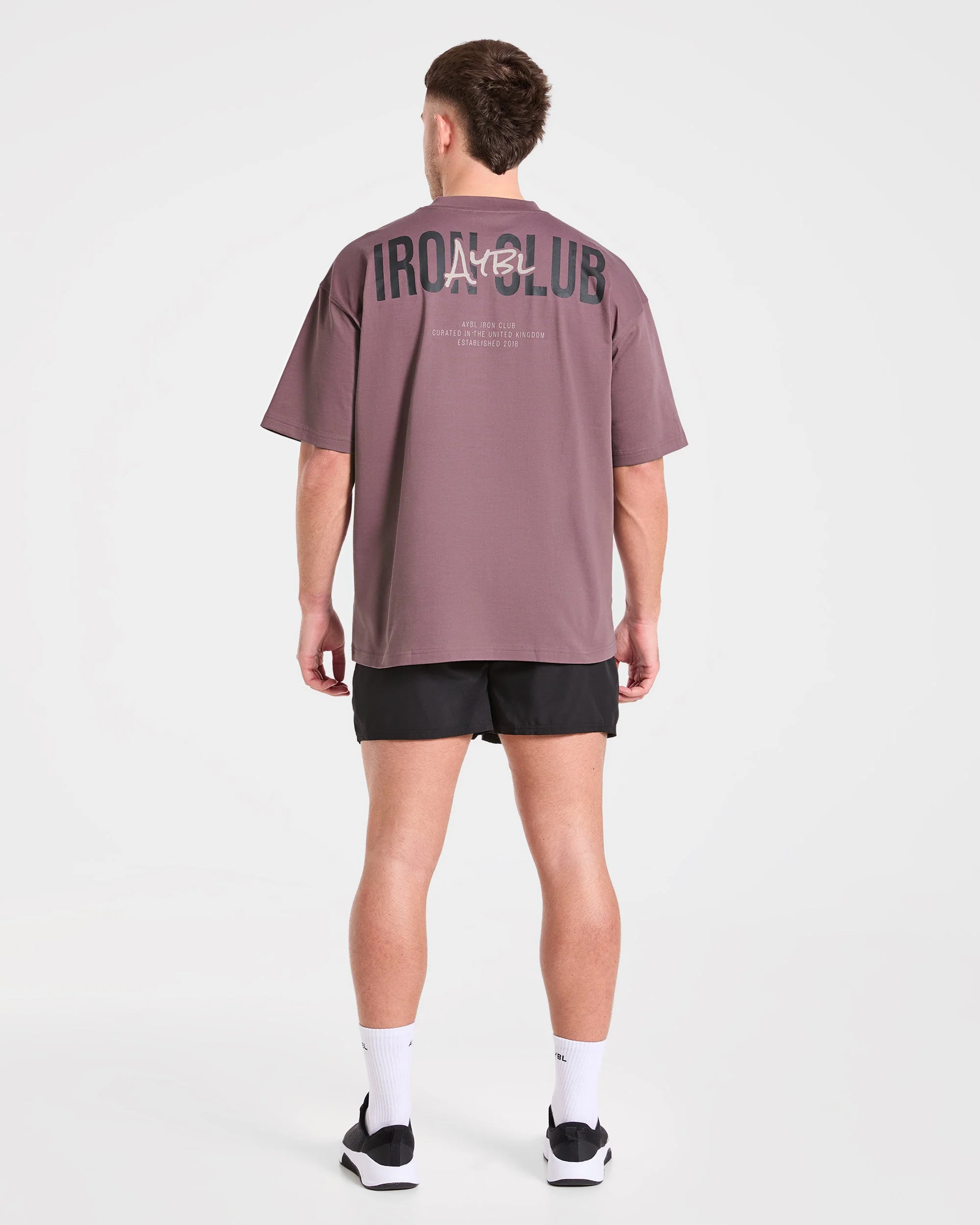 AYBL Iron Club Oversized T Shirt - Flint Purple - Image 4