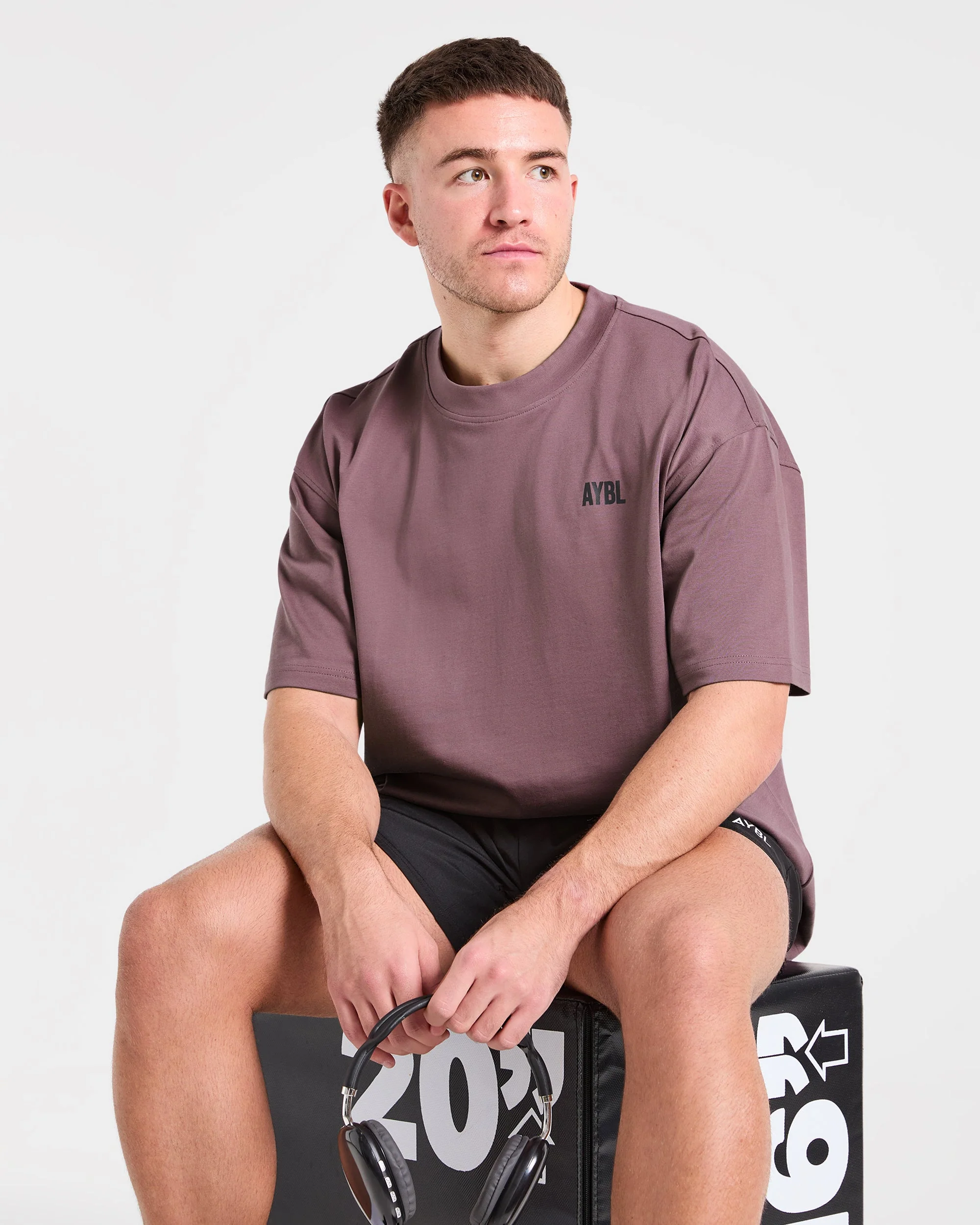 AYBL Iron Club Oversized T Shirt - Flint Purple - Image 7