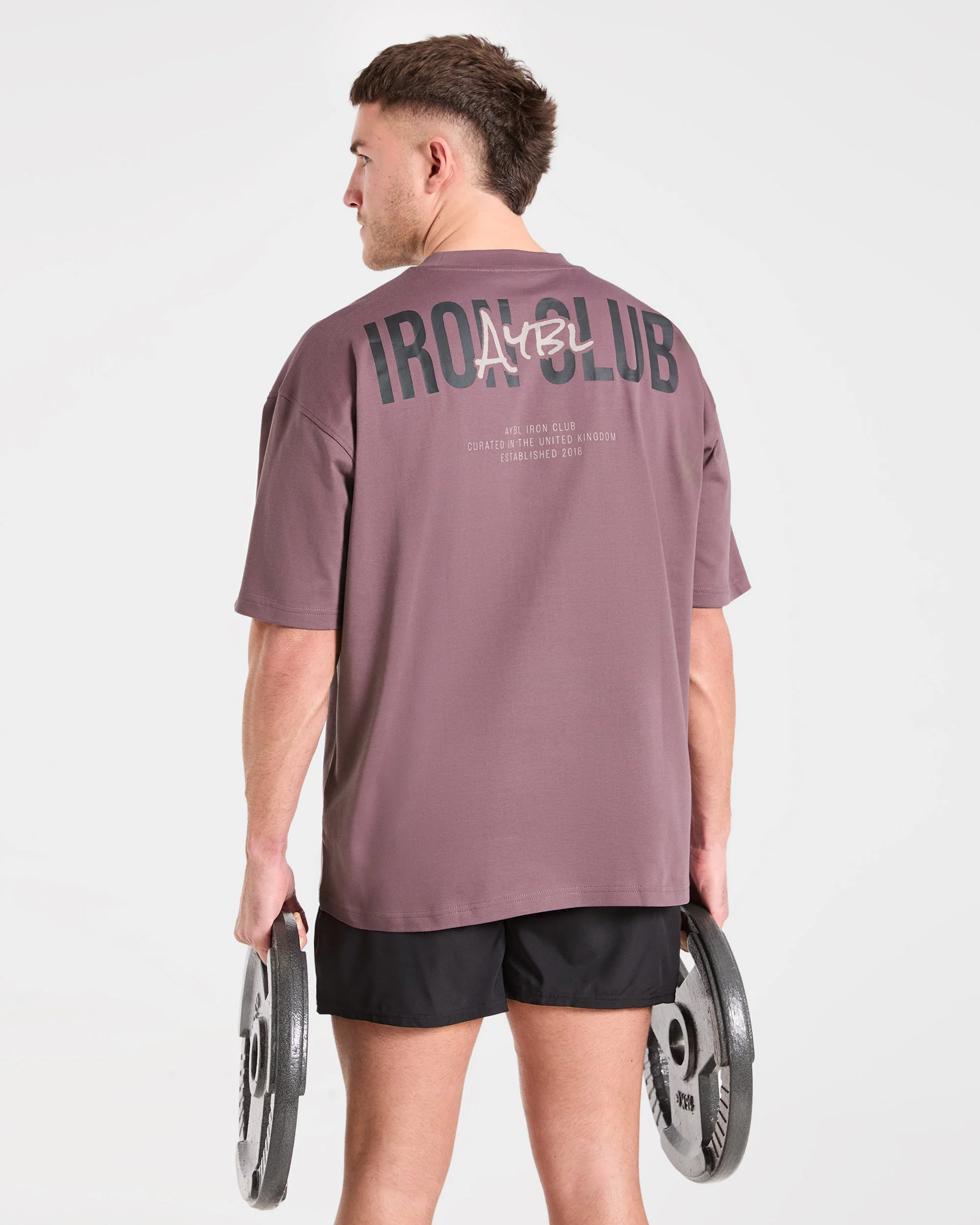 AYBL Iron Club Oversized T Shirt - Flint Purple - Image 8
