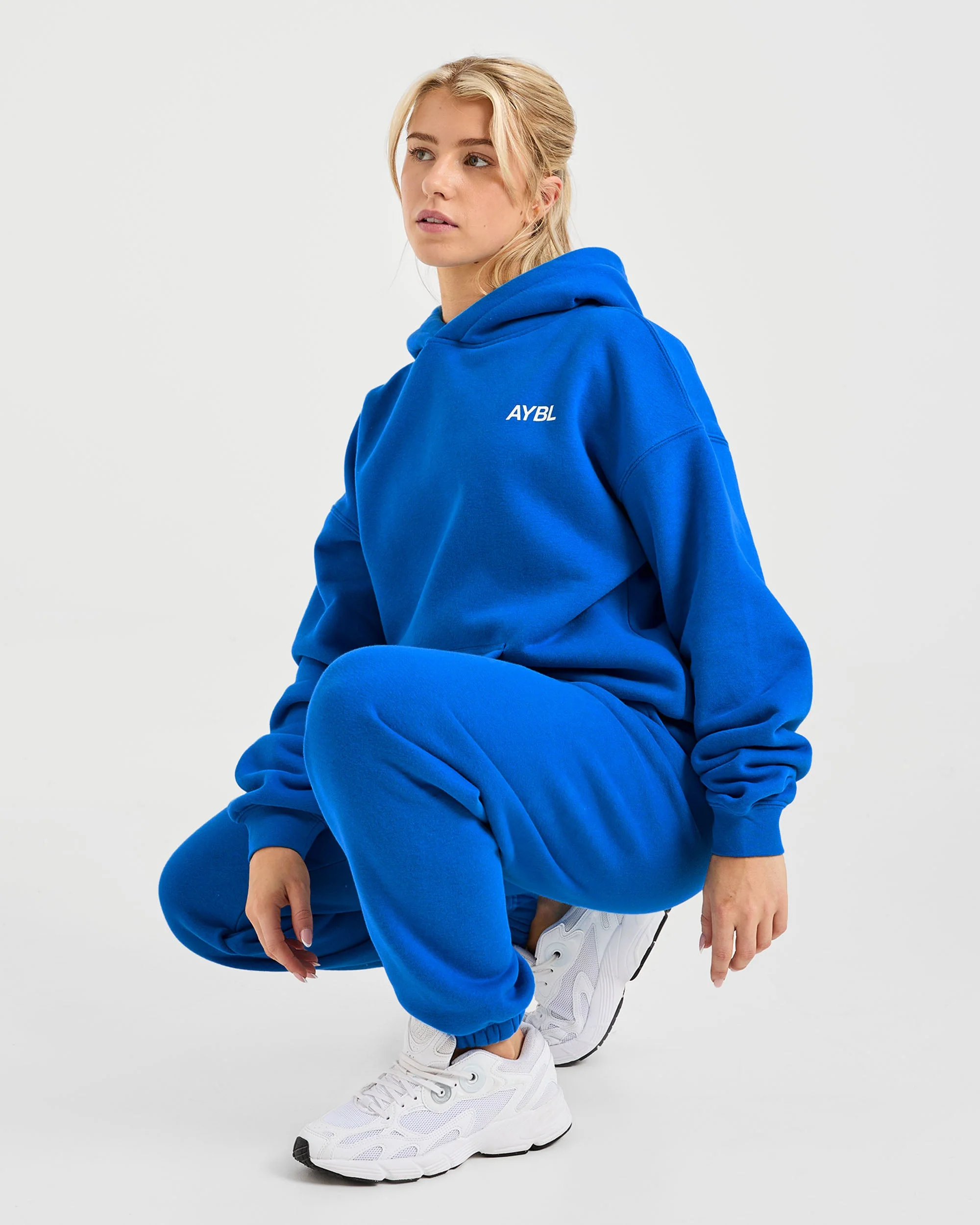 AYBL Sports Club Oversized Hoodie - Cobalt - Image 8