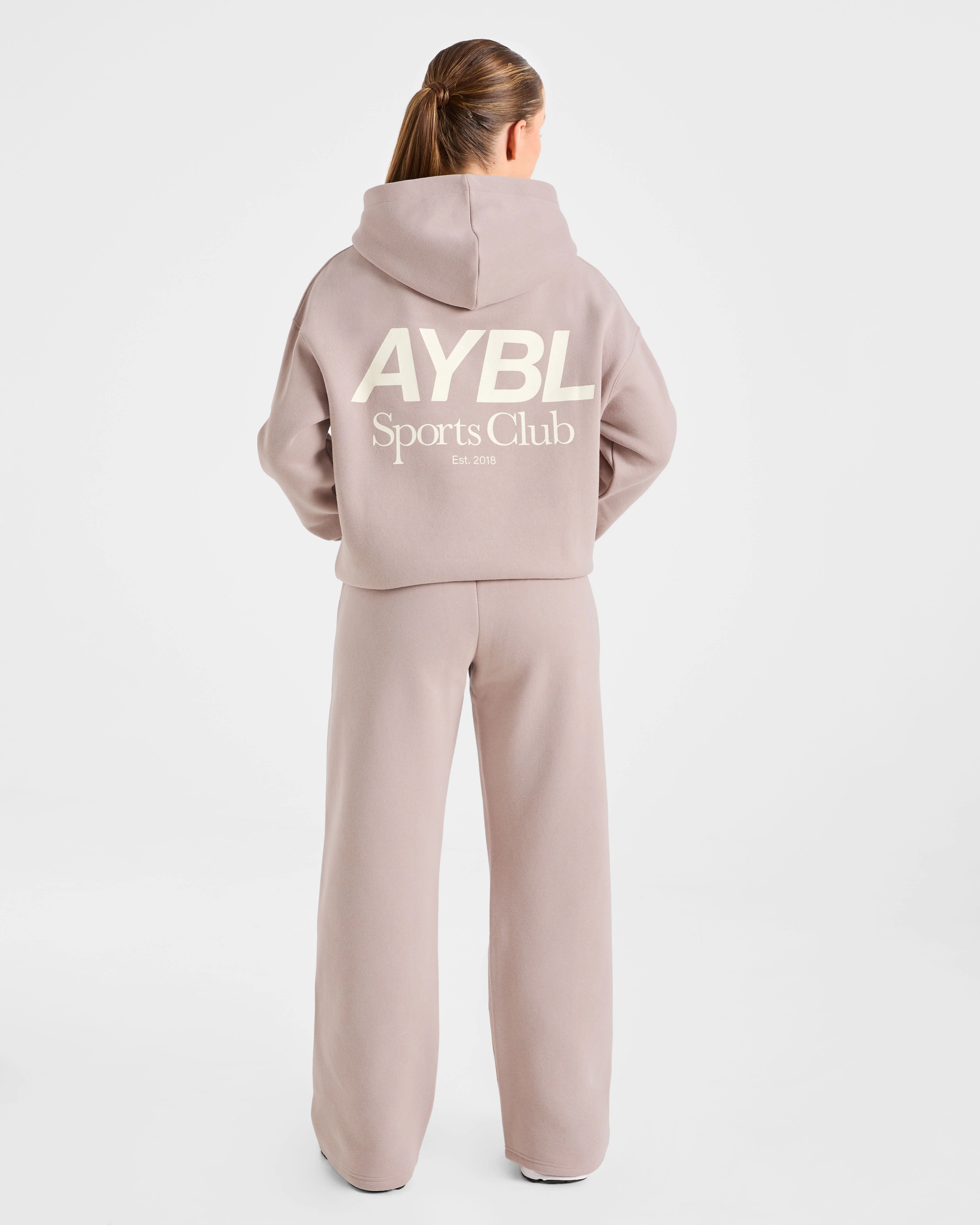 AYBL Sports Club Oversized Hoodie - Mink Pink - Image 4