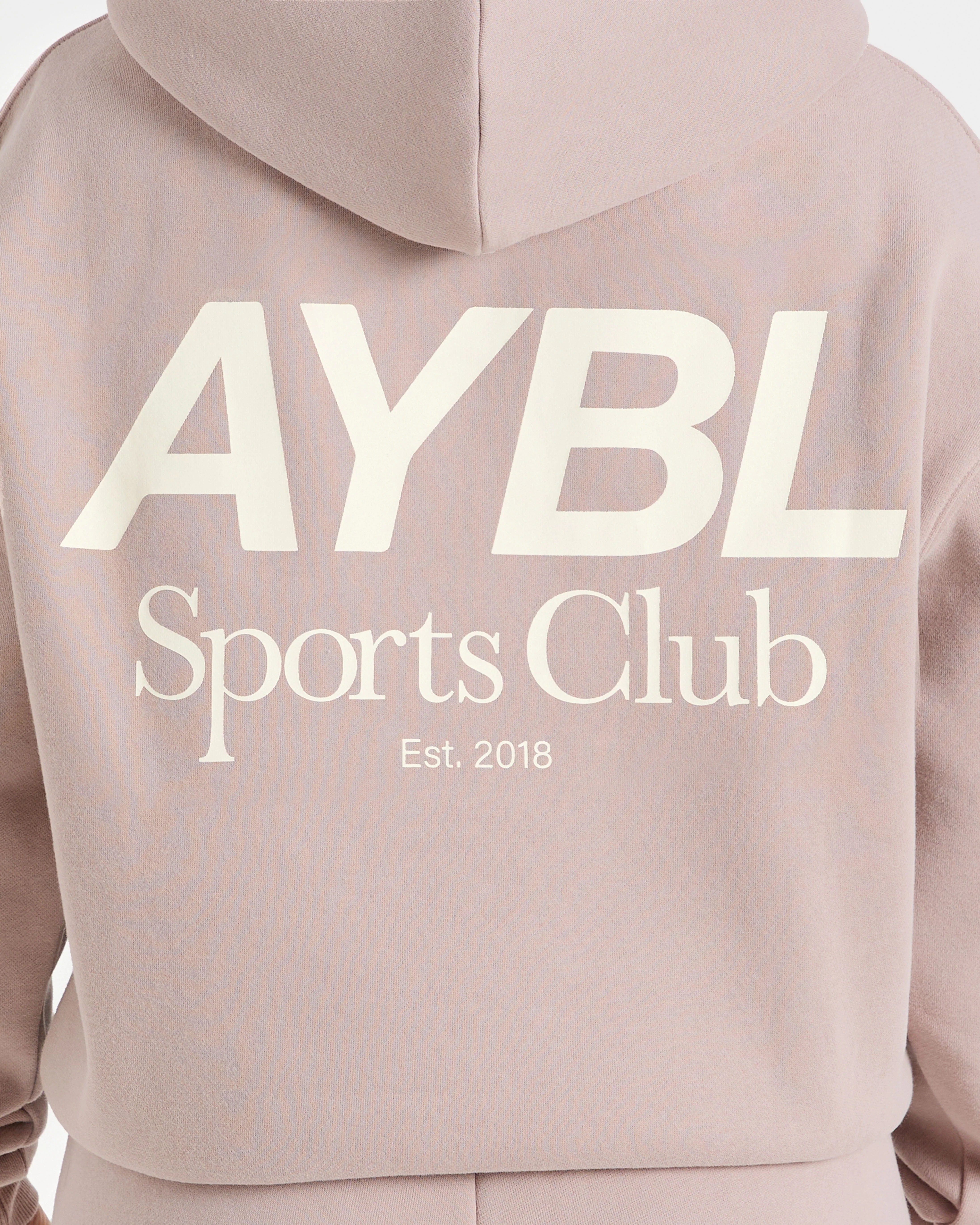 AYBL Sports Club Oversized Hoodie - Mink Pink - Image 6